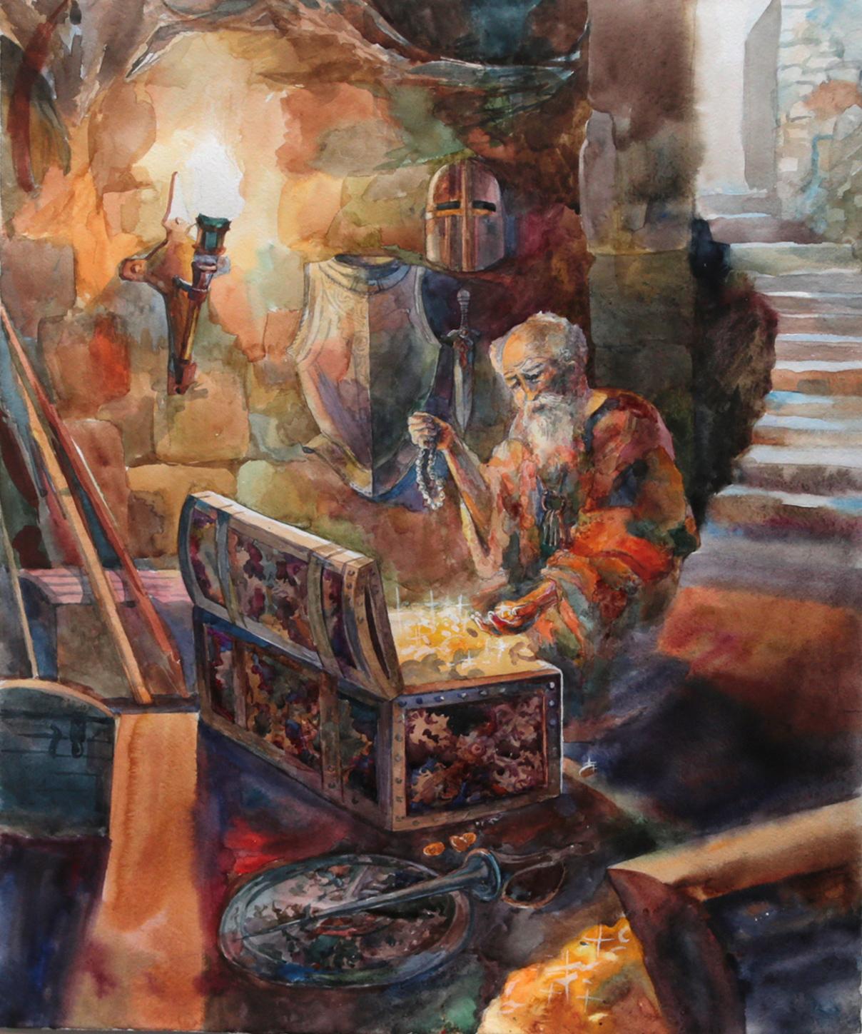 波波娃A. Original modern art painting
