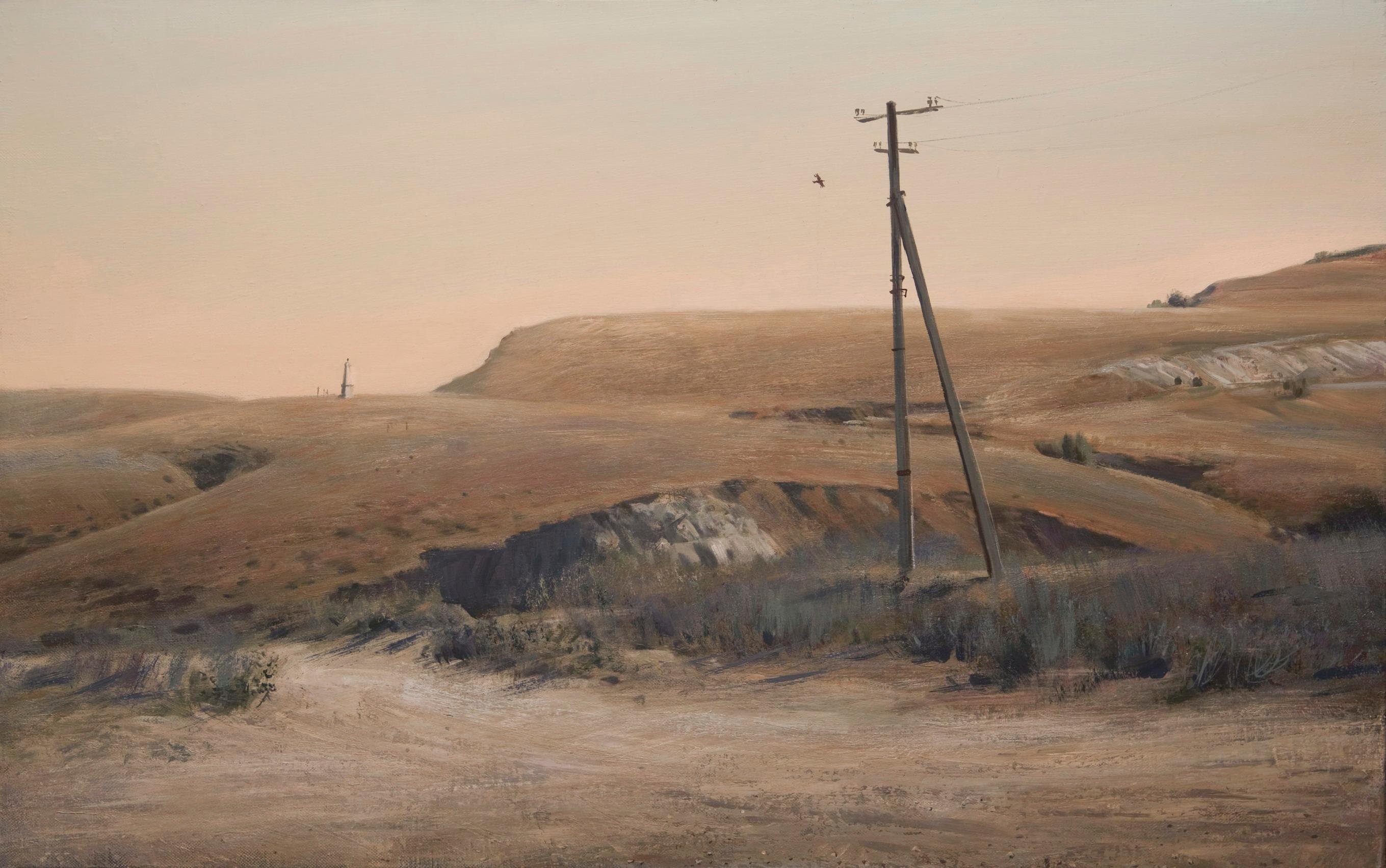 Овраги в Банновке. Original modern art painting