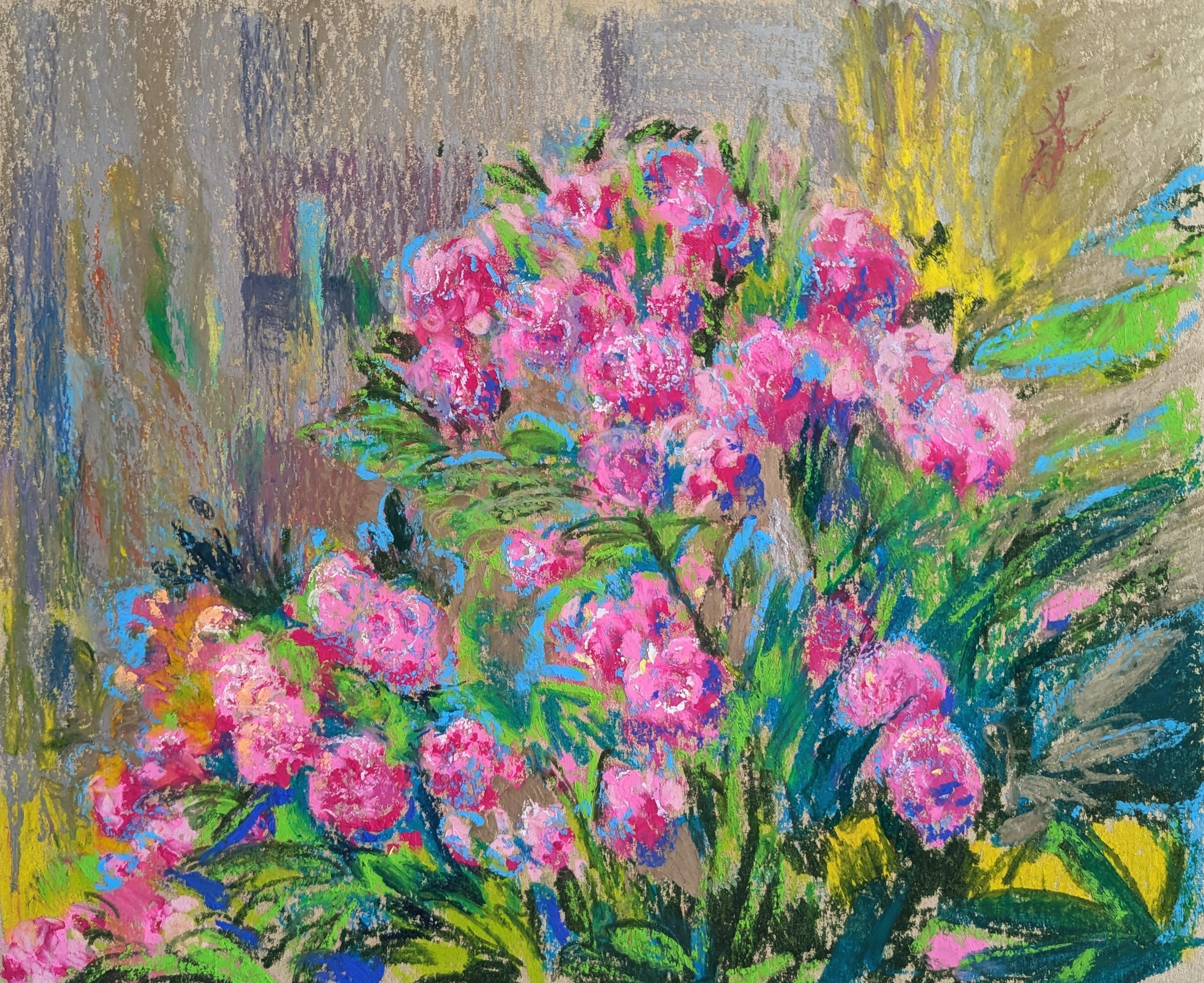 Цветы. Original modern art painting