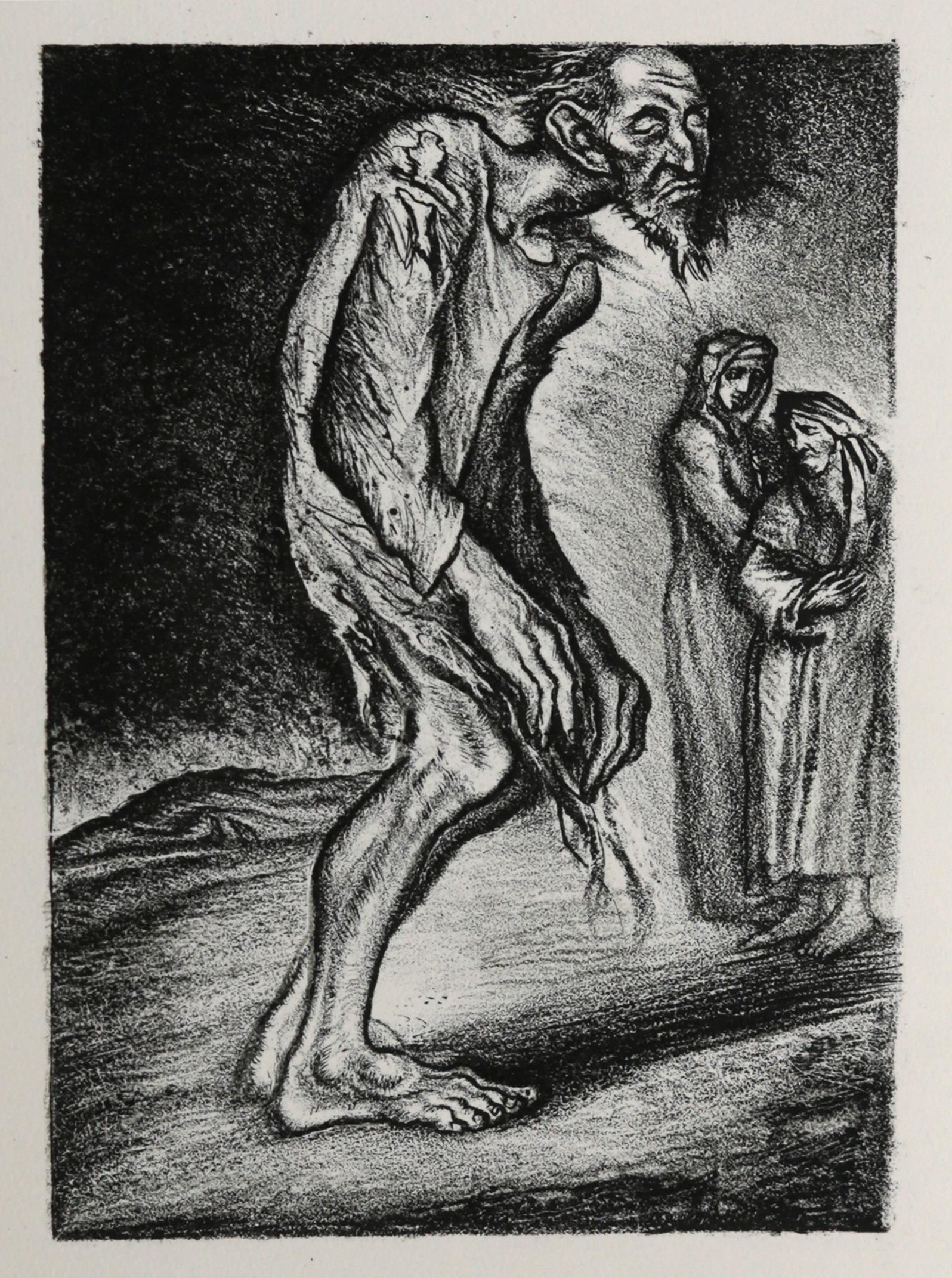 插图先知以赛亚的书. Original modern art painting