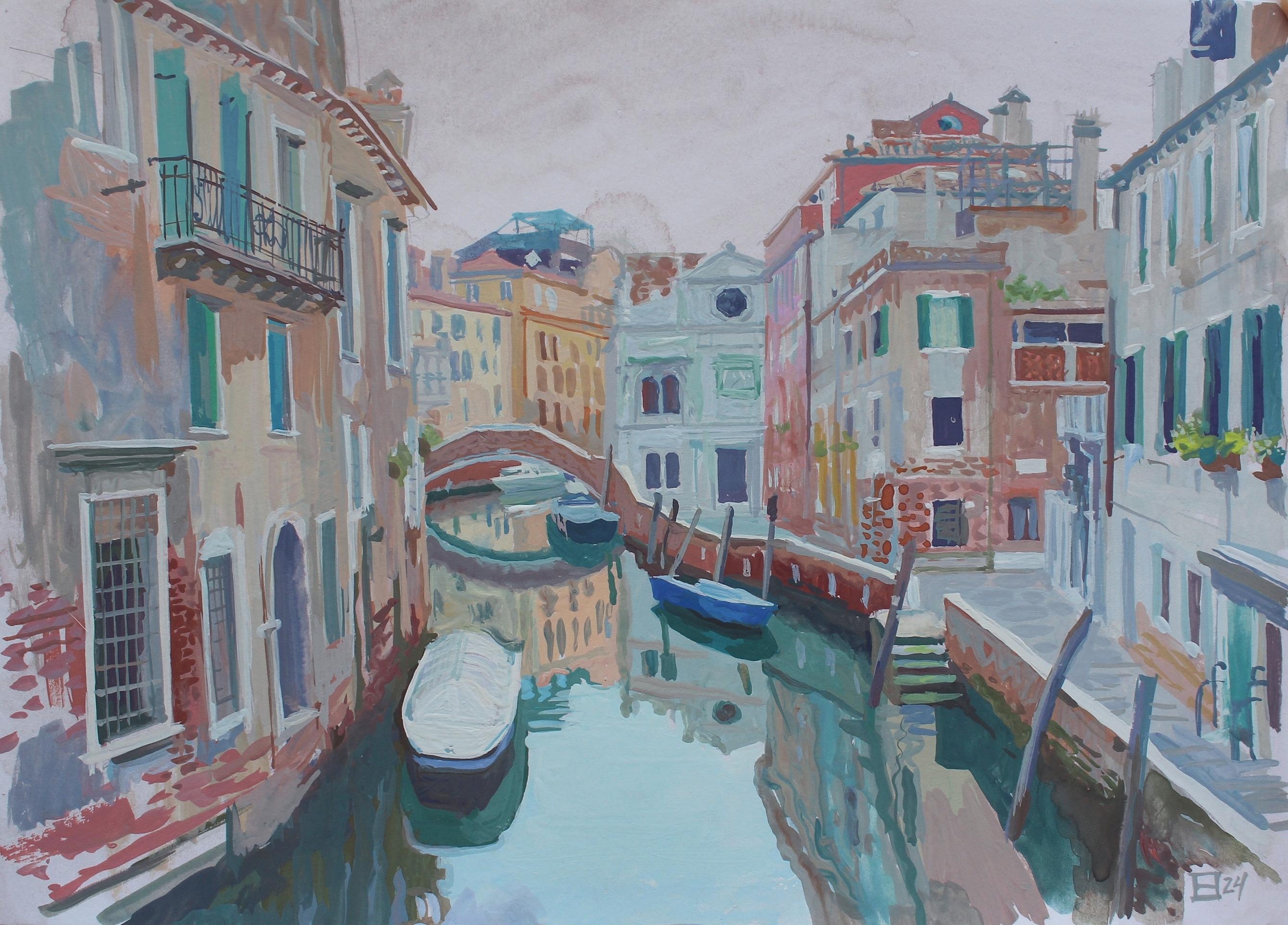 Venice. Original modern art painting