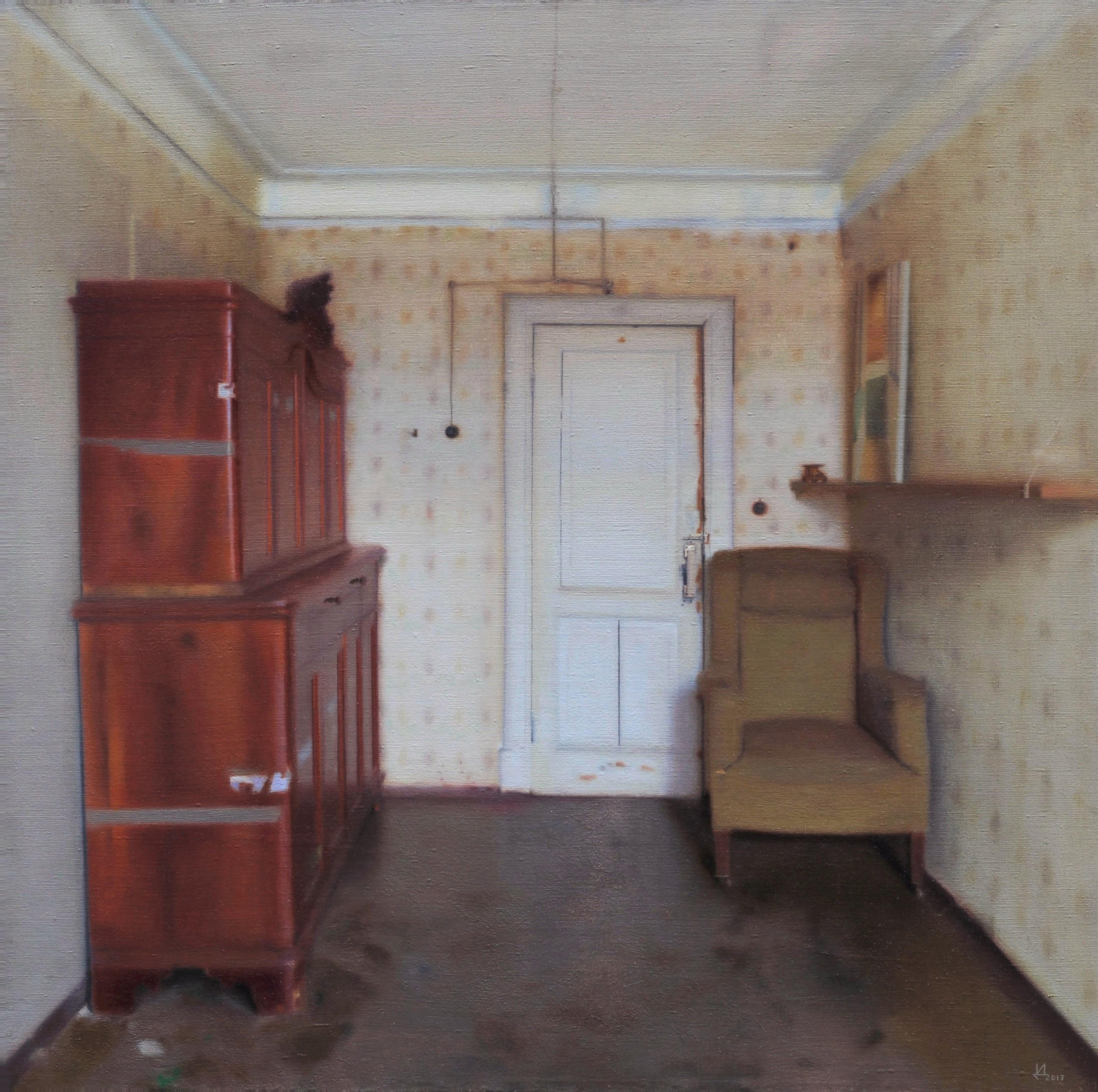 Rented room. Original modern art painting