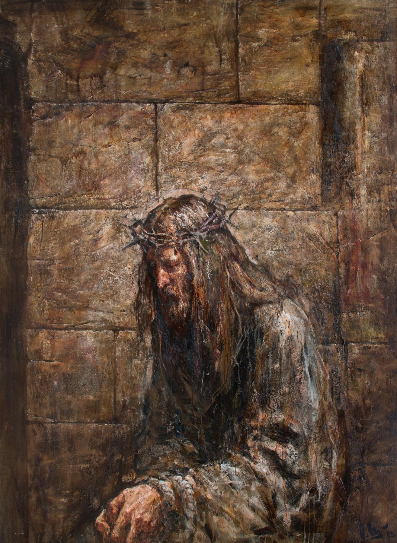 谦卑.. Original modern art painting