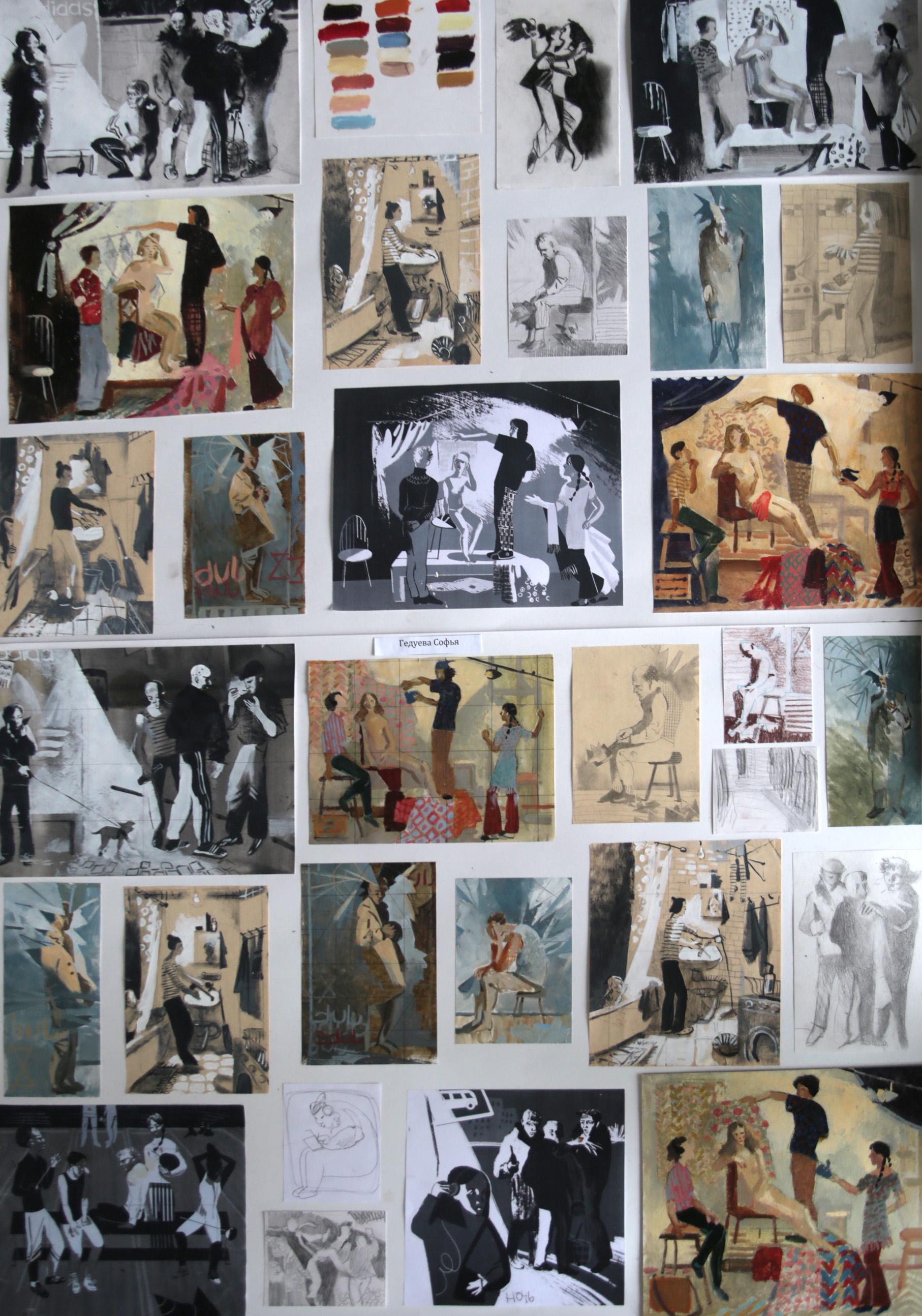 Gedueva M. Original modern art painting