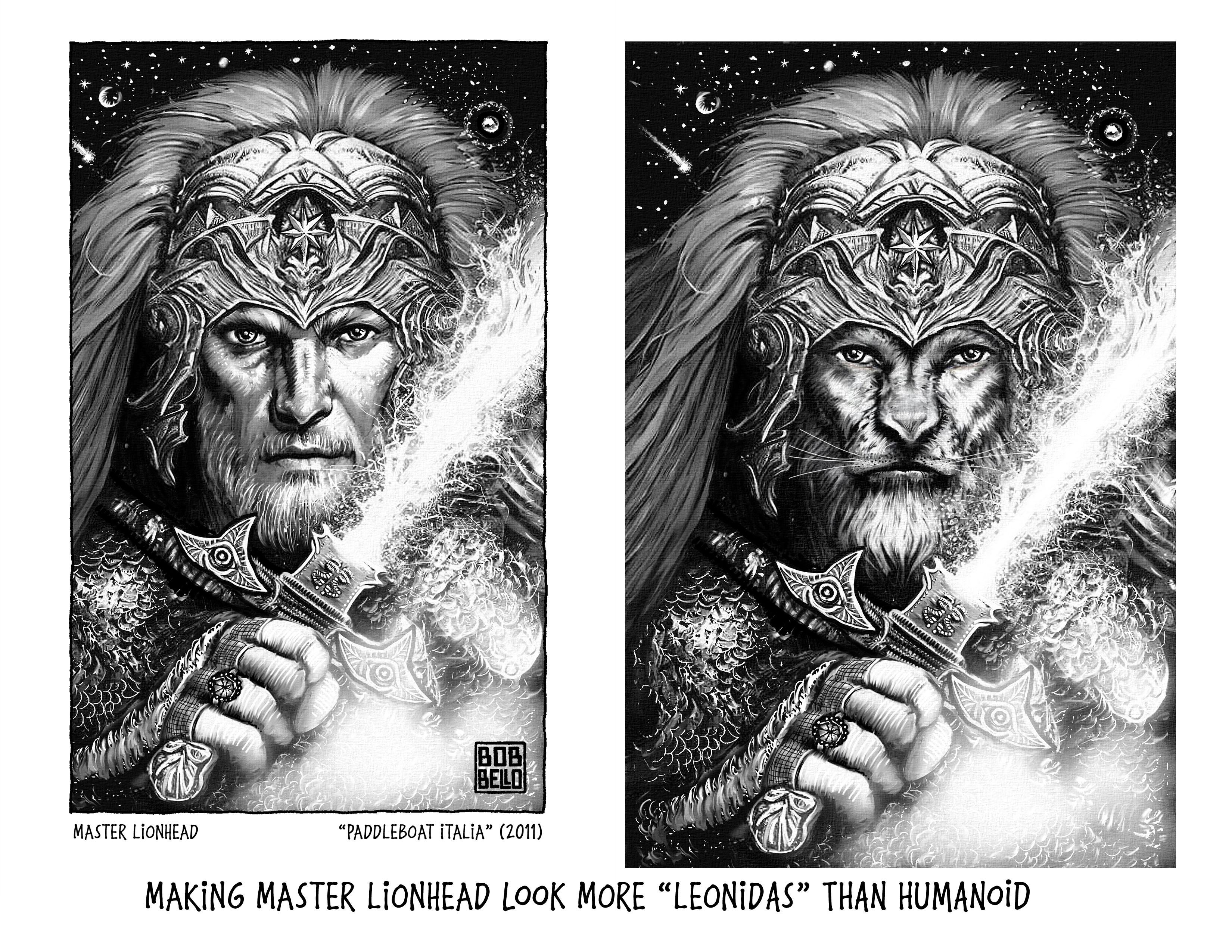 Master Lionhead 2. Original modern art painting