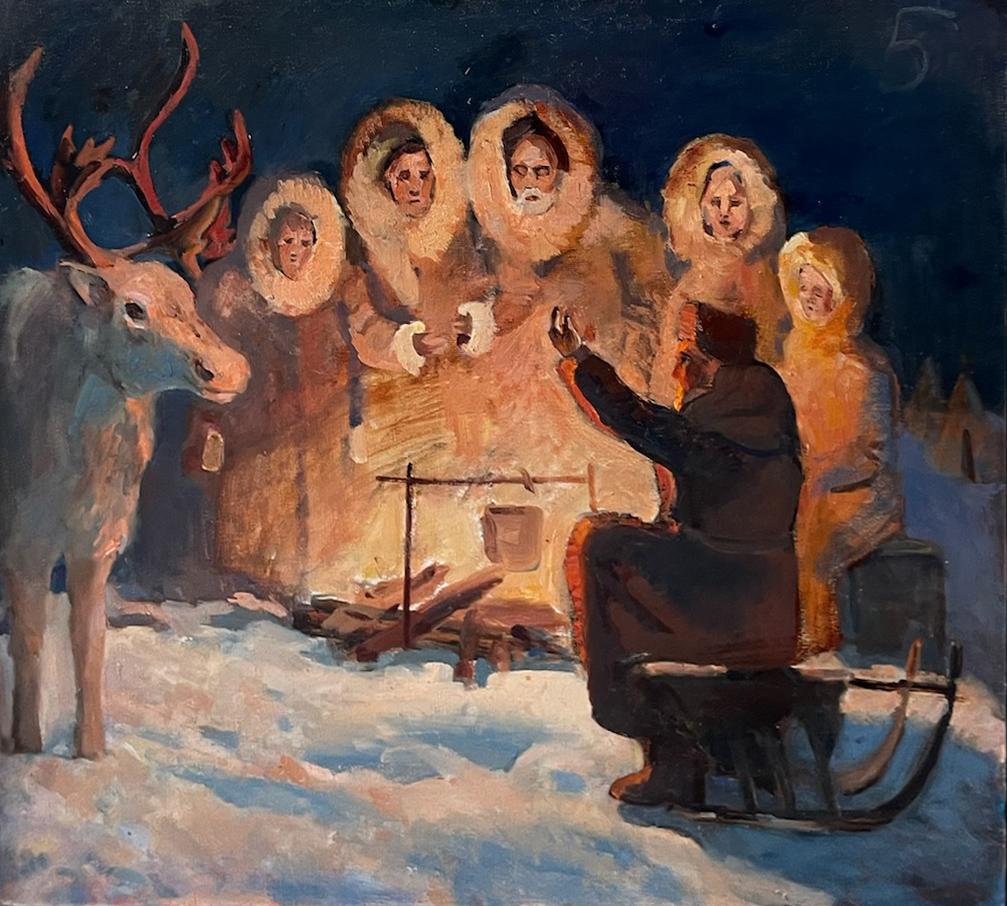 Mitina E. Original modern art painting