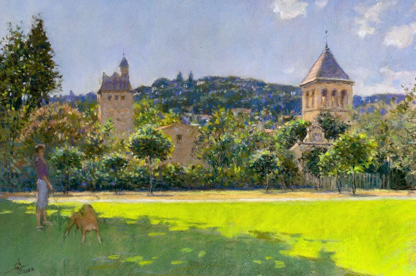 Время сиесты. Испания . Original modern art painting