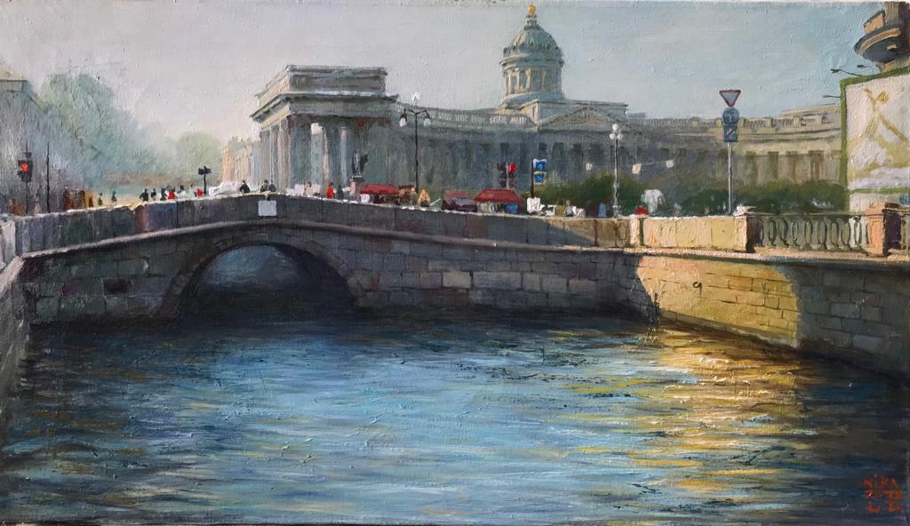 Казанский собор. Санкт  - Петербург. . Original modern art painting