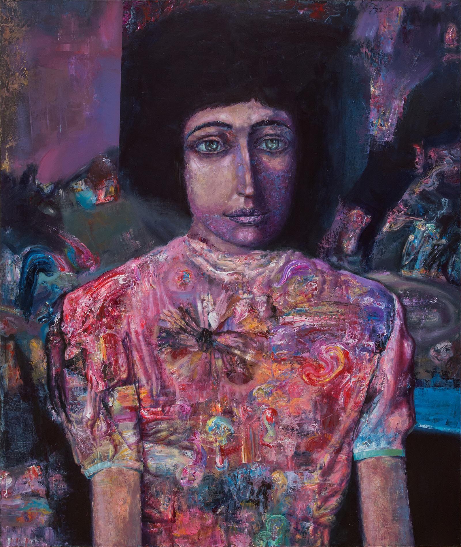 Портрет незнакомки. Original modern art painting