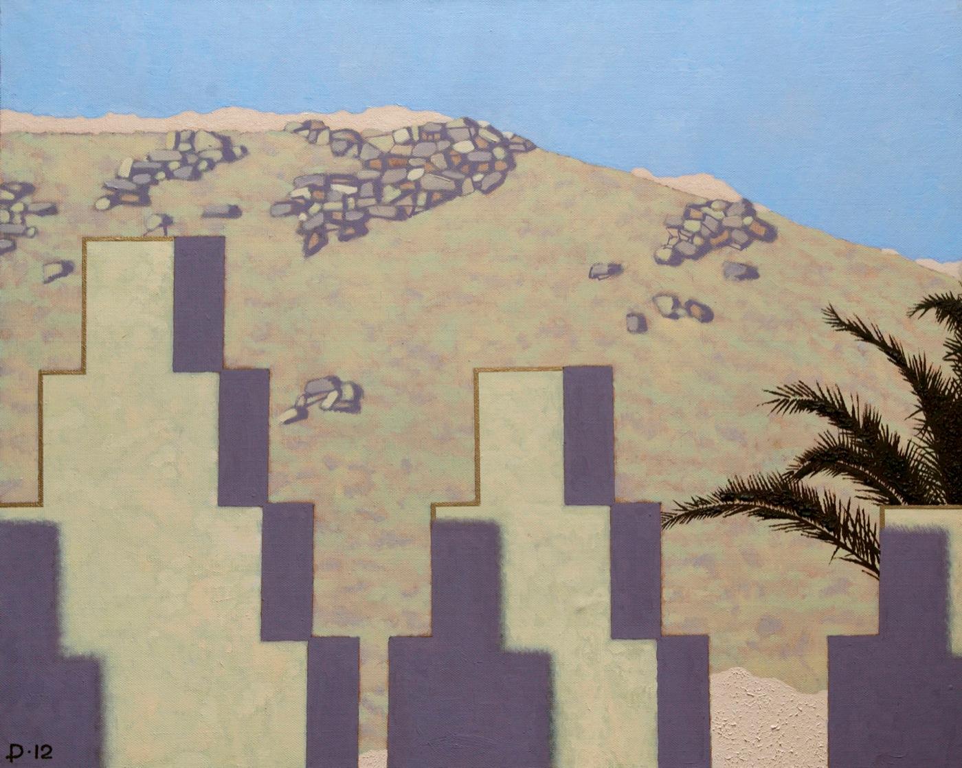 守卫沉默. Original modern art painting