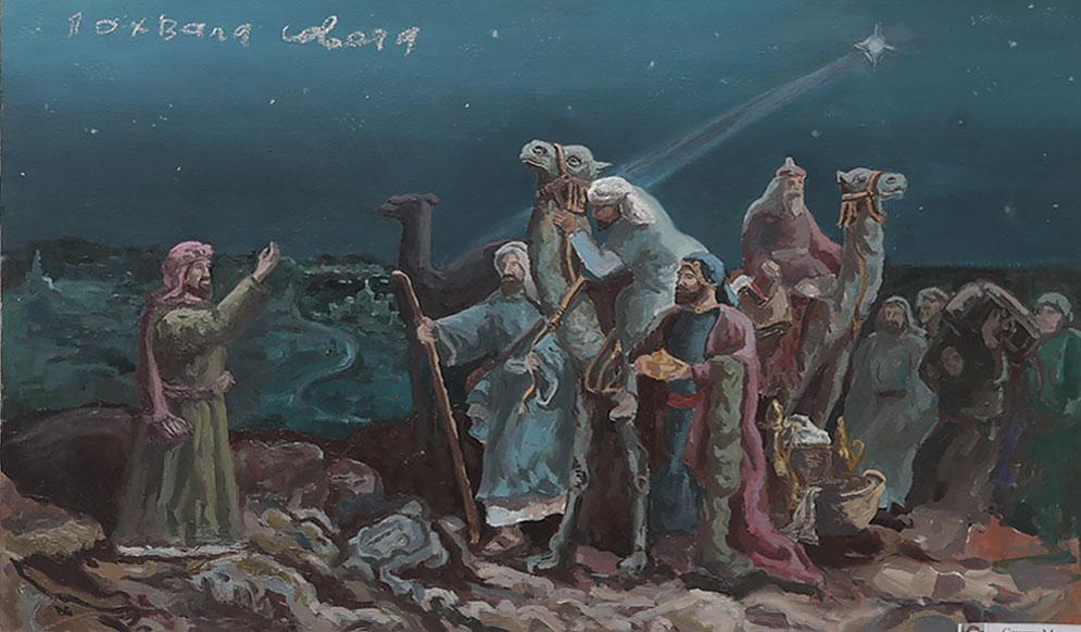 Спица М. Original modern art painting
