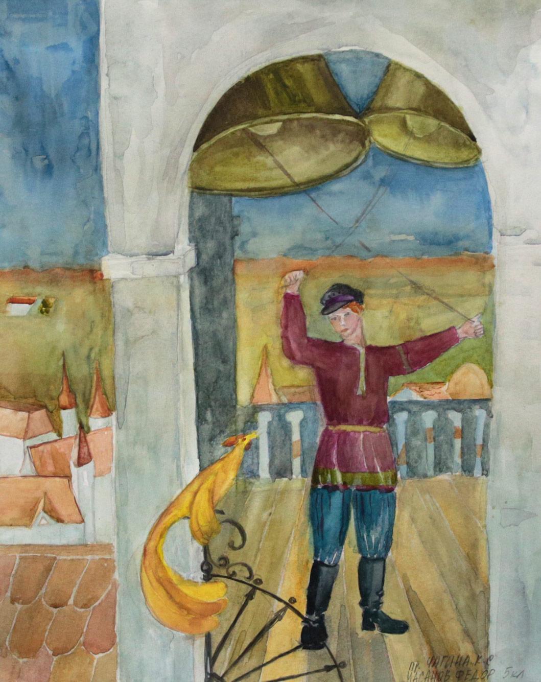 Masanov F. Original modern art painting