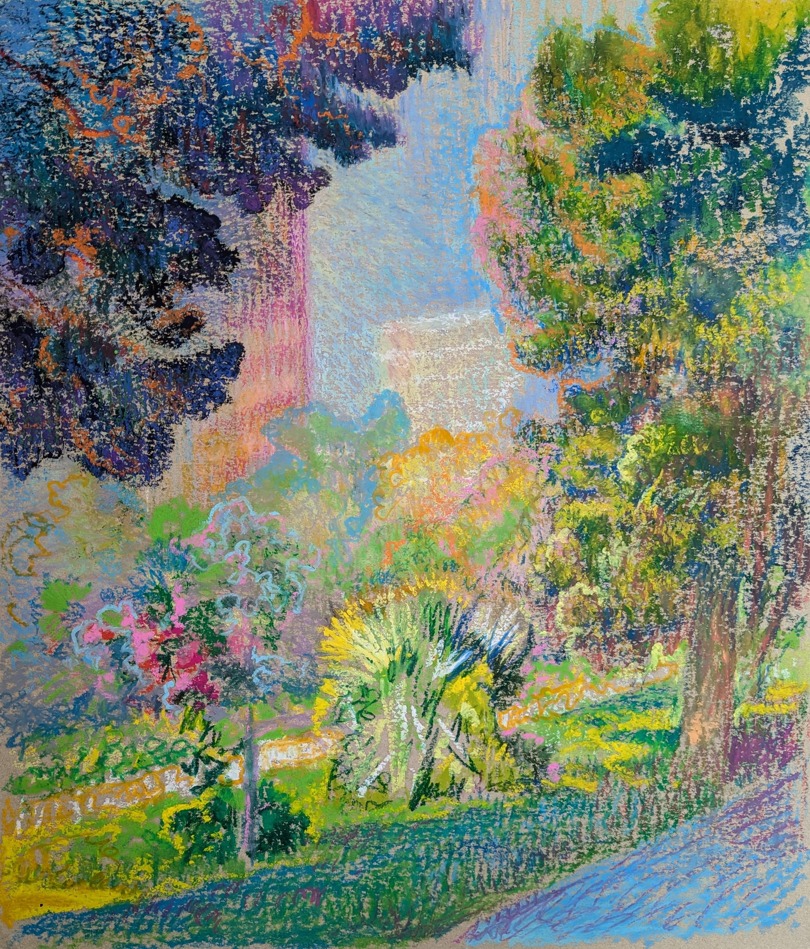 Солнечный Баку. Original modern art painting