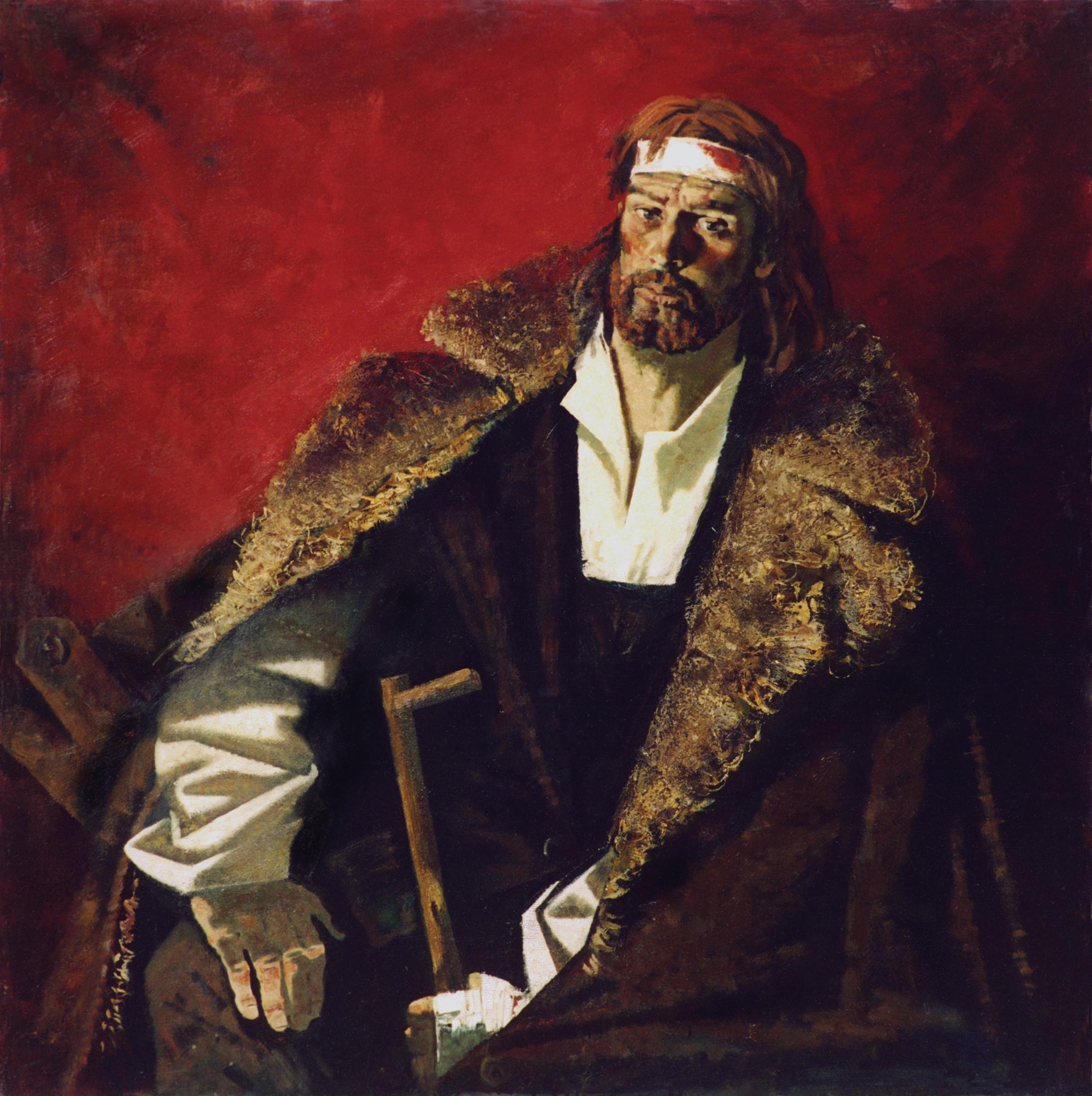 After the battle. Original modern art painting