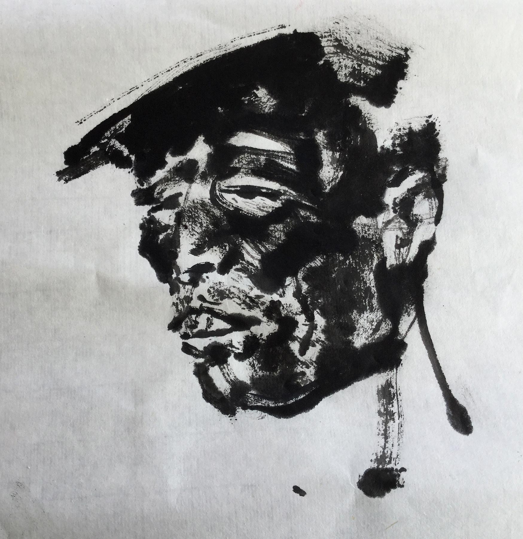 Sketch. Original modern art painting