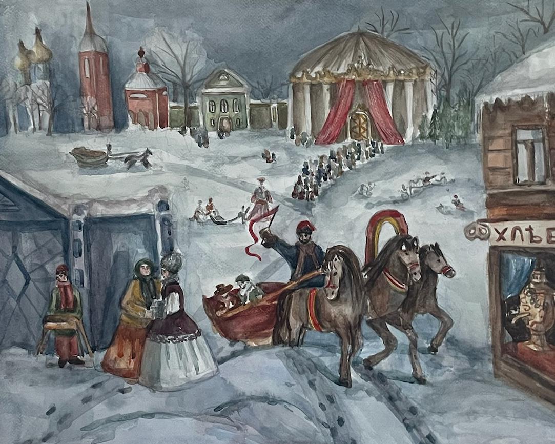 Большова А. Original modern art painting