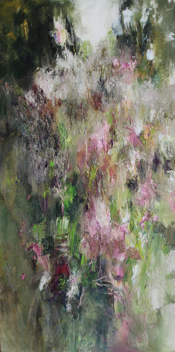 柳树杂草. Original modern art painting