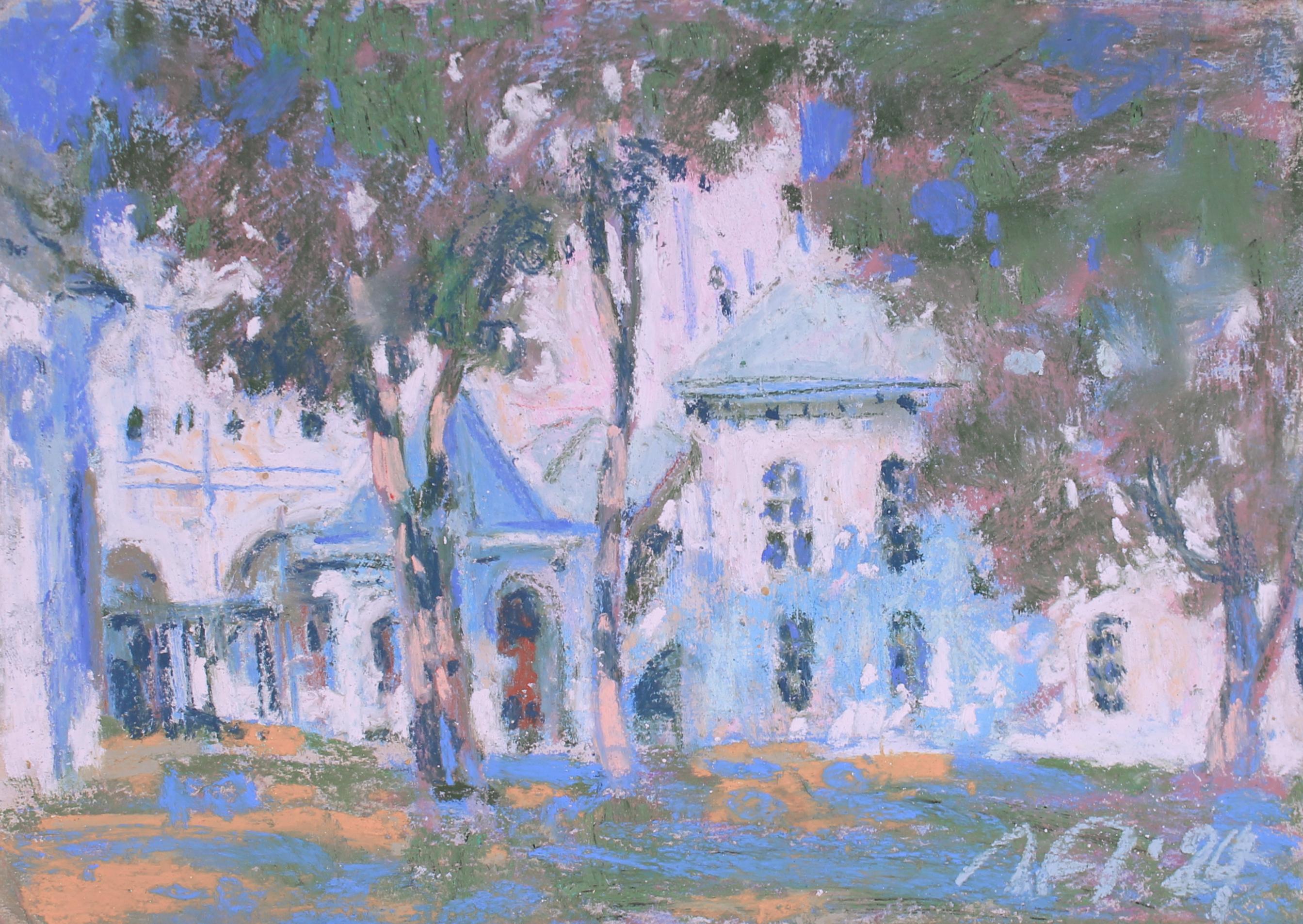 После дождя. Original modern art painting