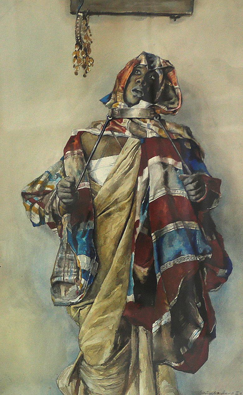 财泽娃A. Original modern art painting