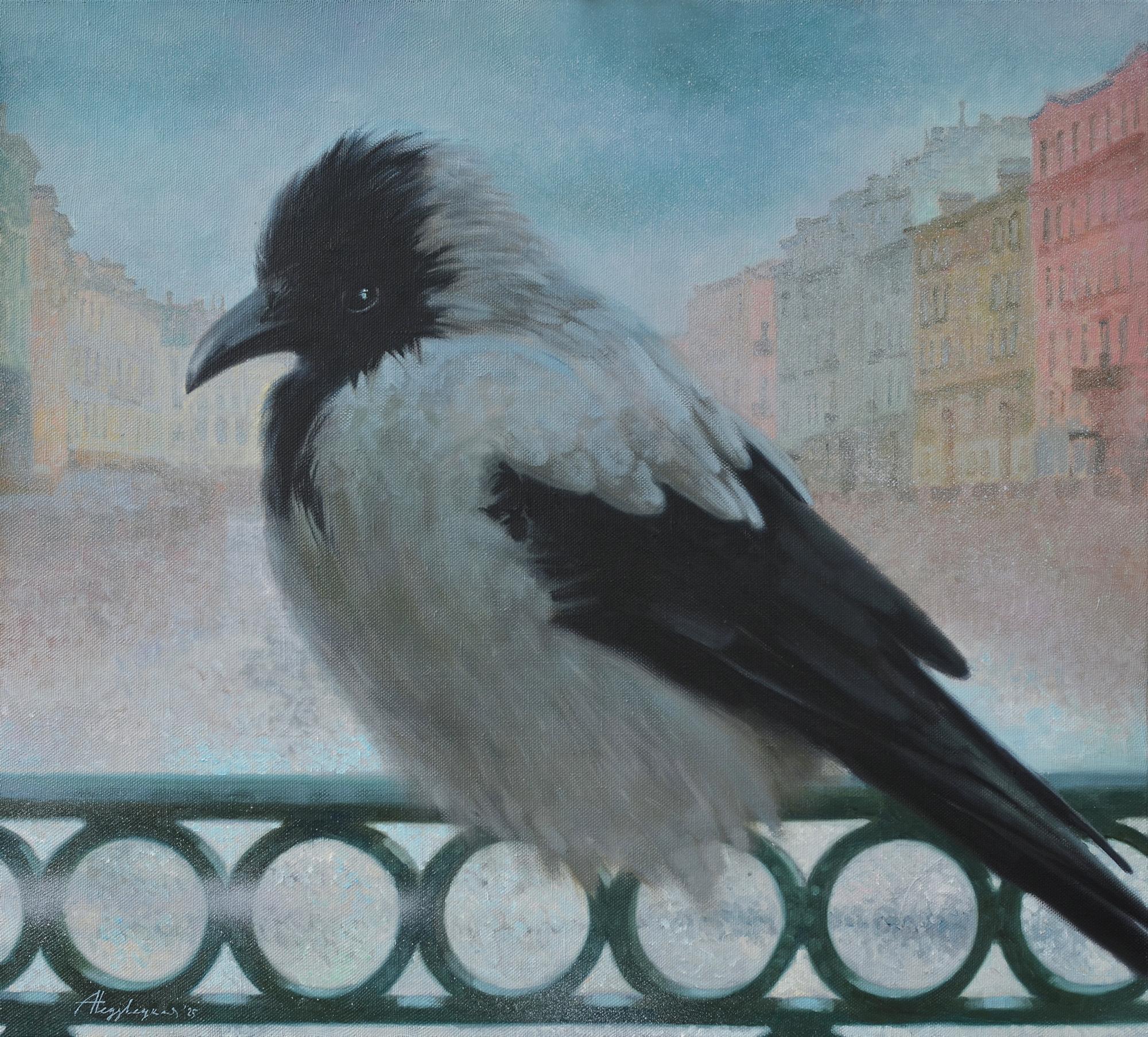 Petersburg gray. Original modern art painting