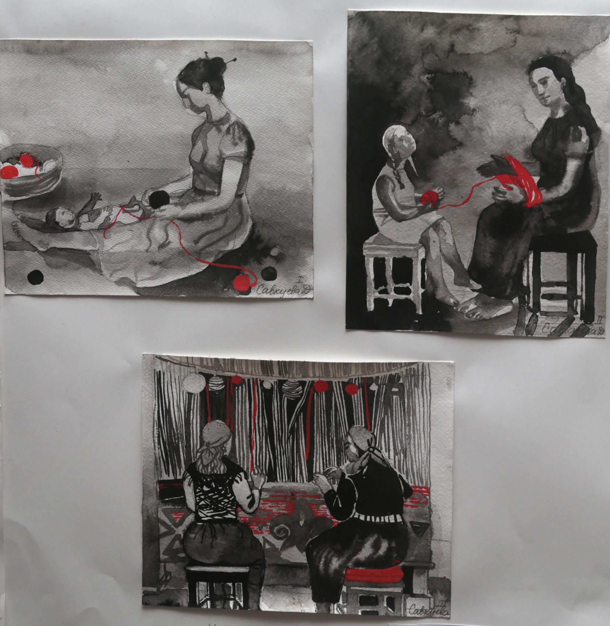  Savkueva D. Original modern art painting