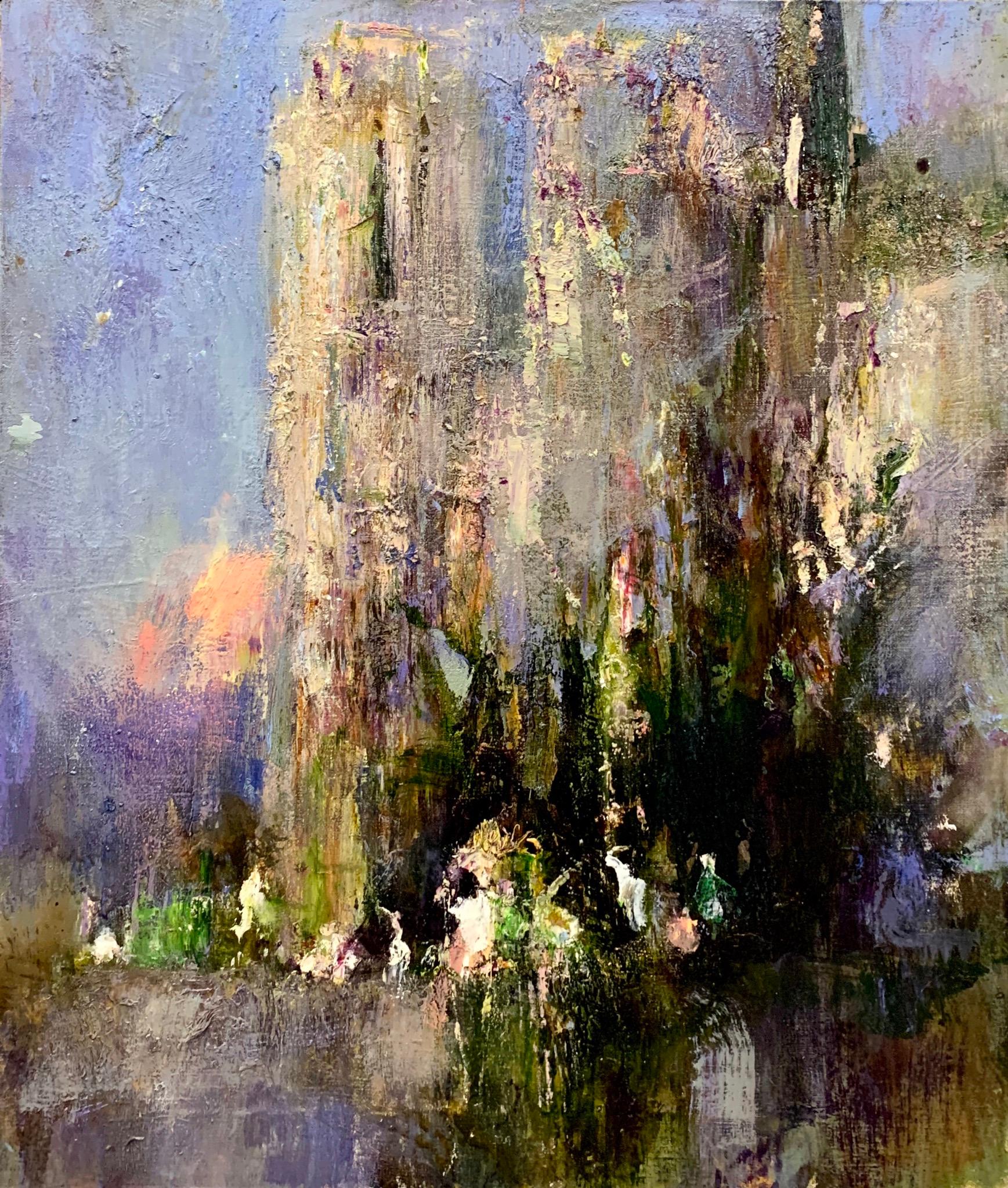 Dream of Notre Dame  . Original modern art painting