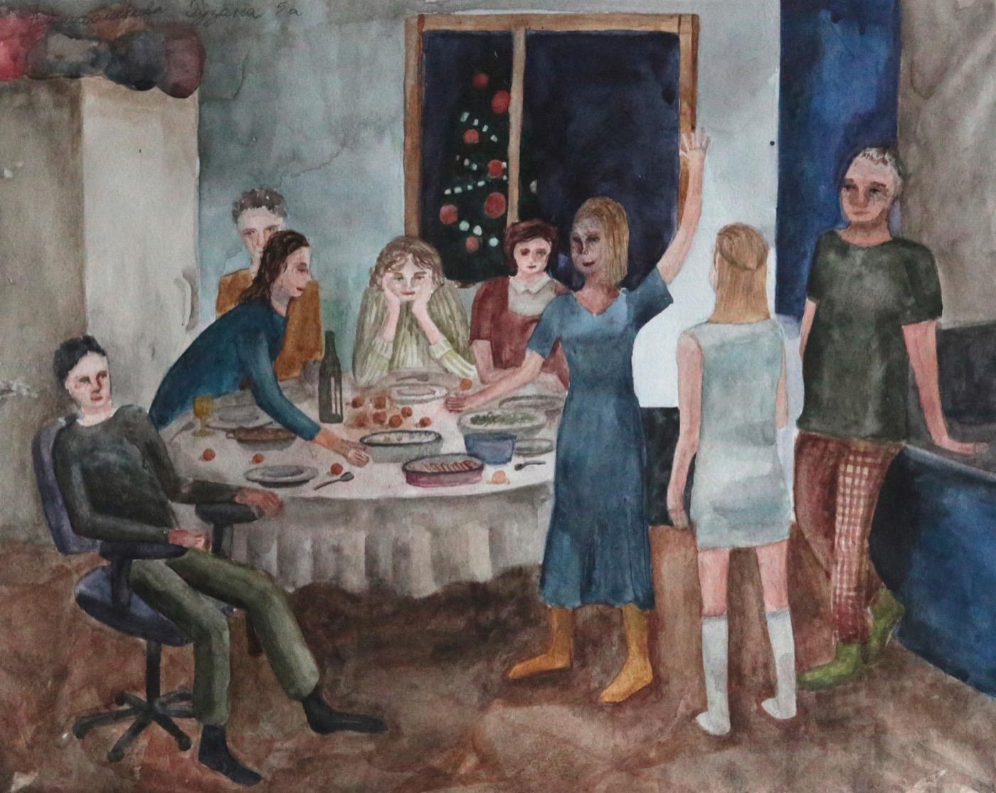 Alimukhamedova R. Original modern art painting