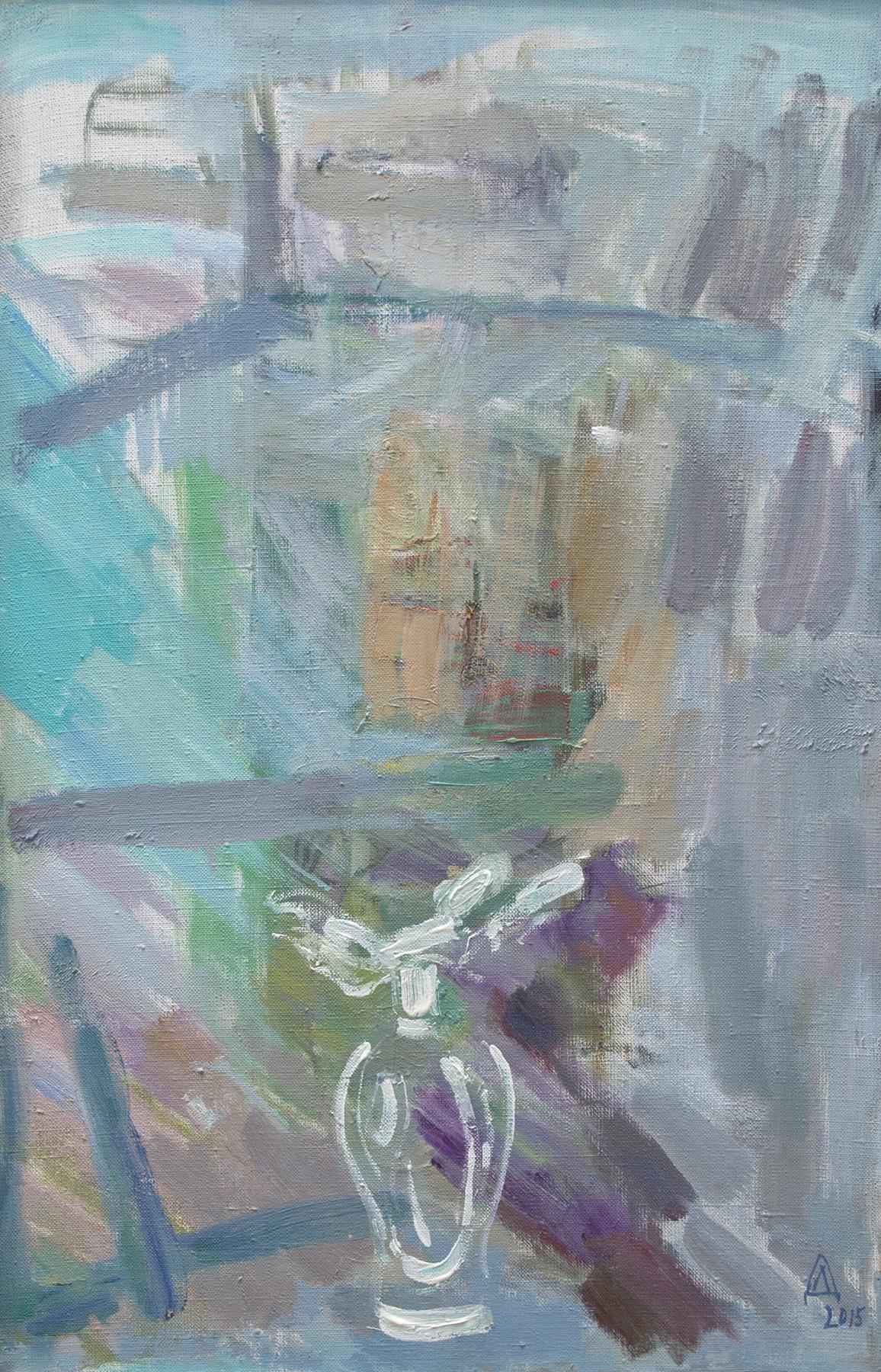 Nina Ricci. L'air du temps. From the "Fragrances" series. Original modern art painting