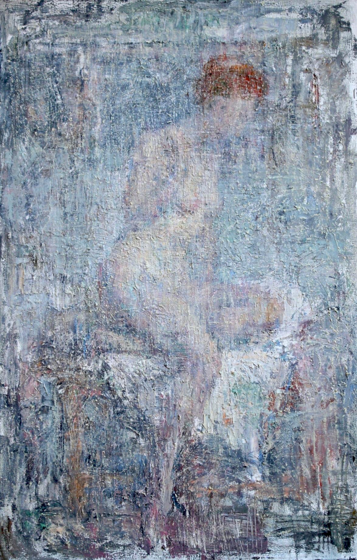 The figure. Original modern art painting