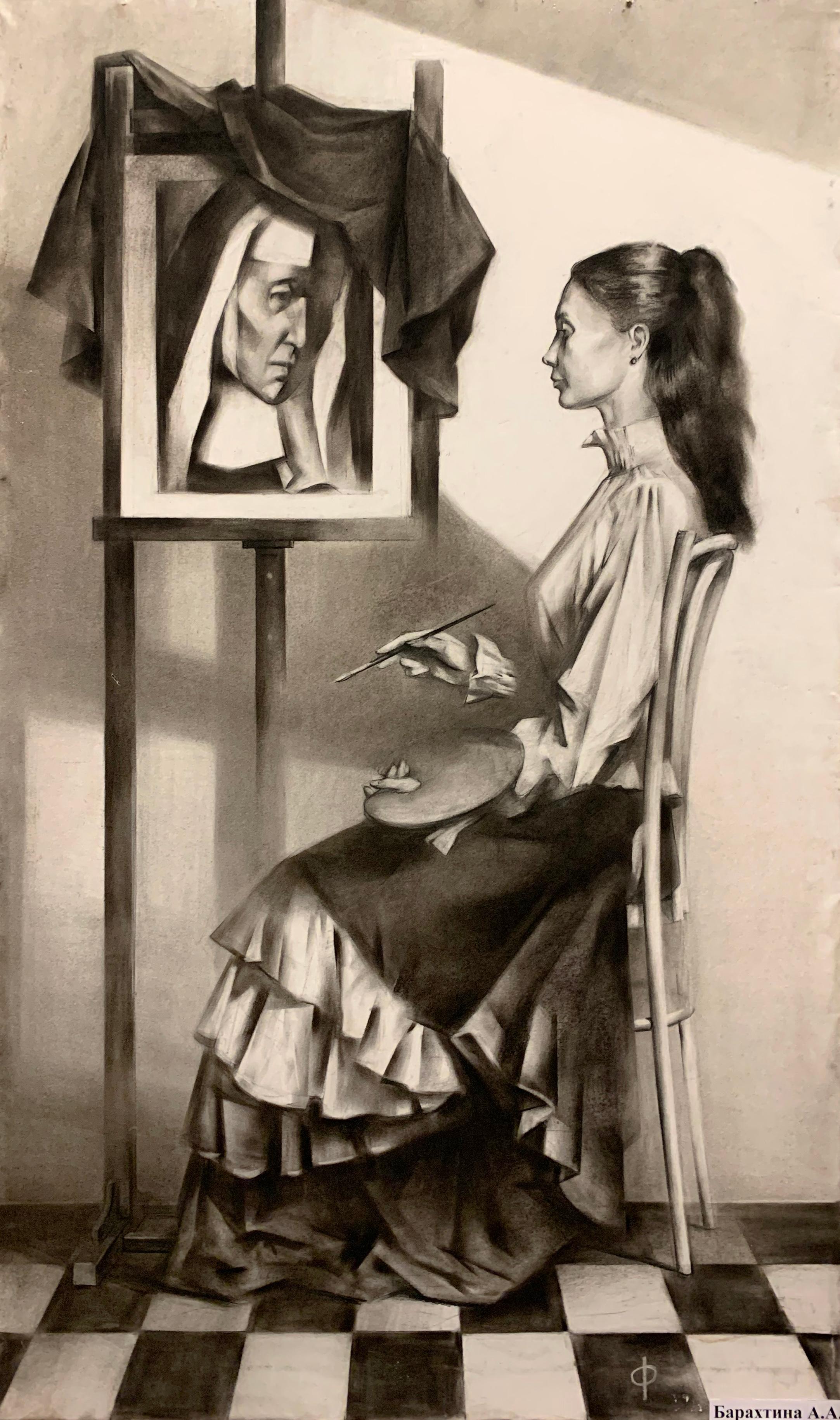 Барахтина а. Original modern art painting