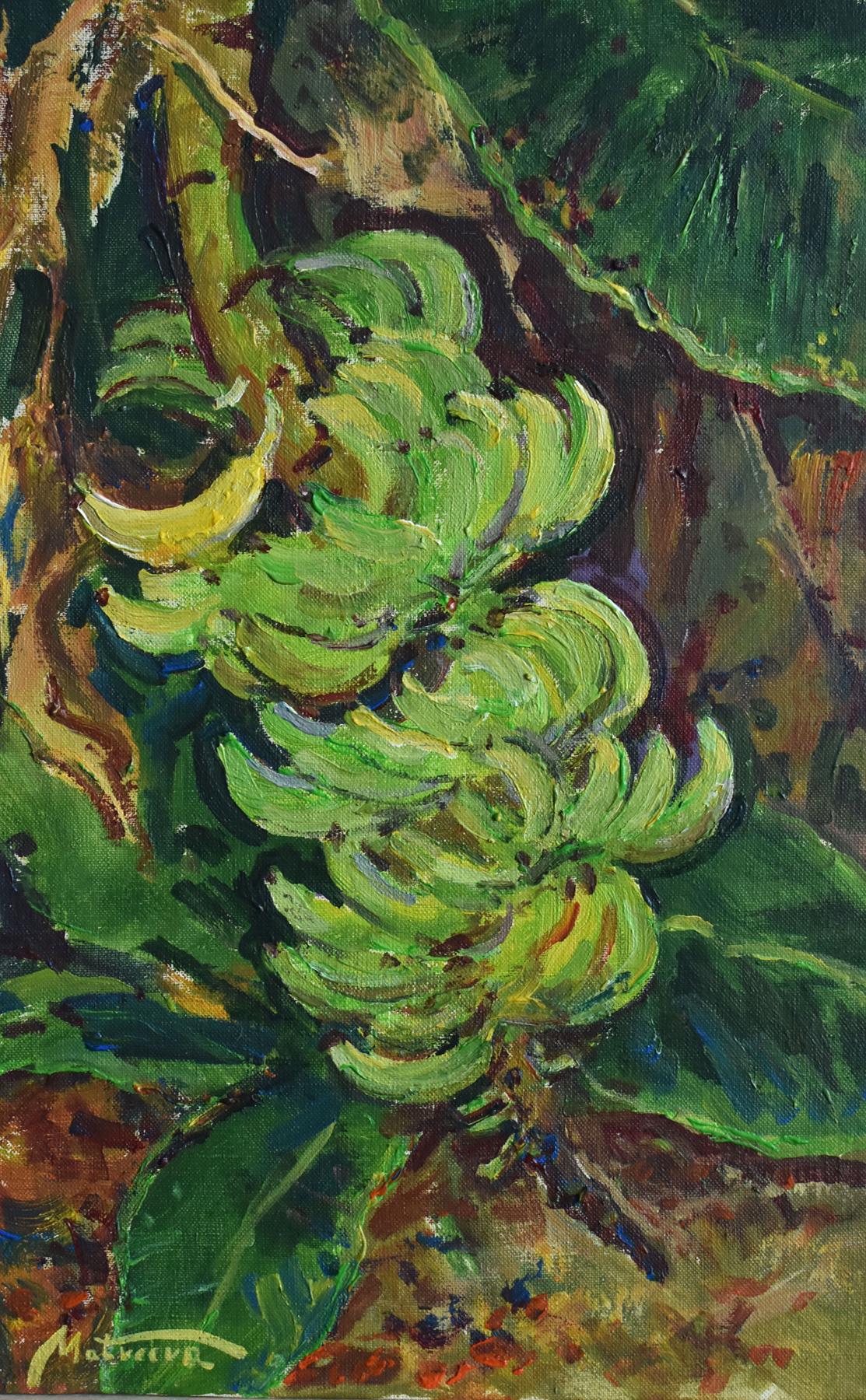 Bananas. Original modern art painting