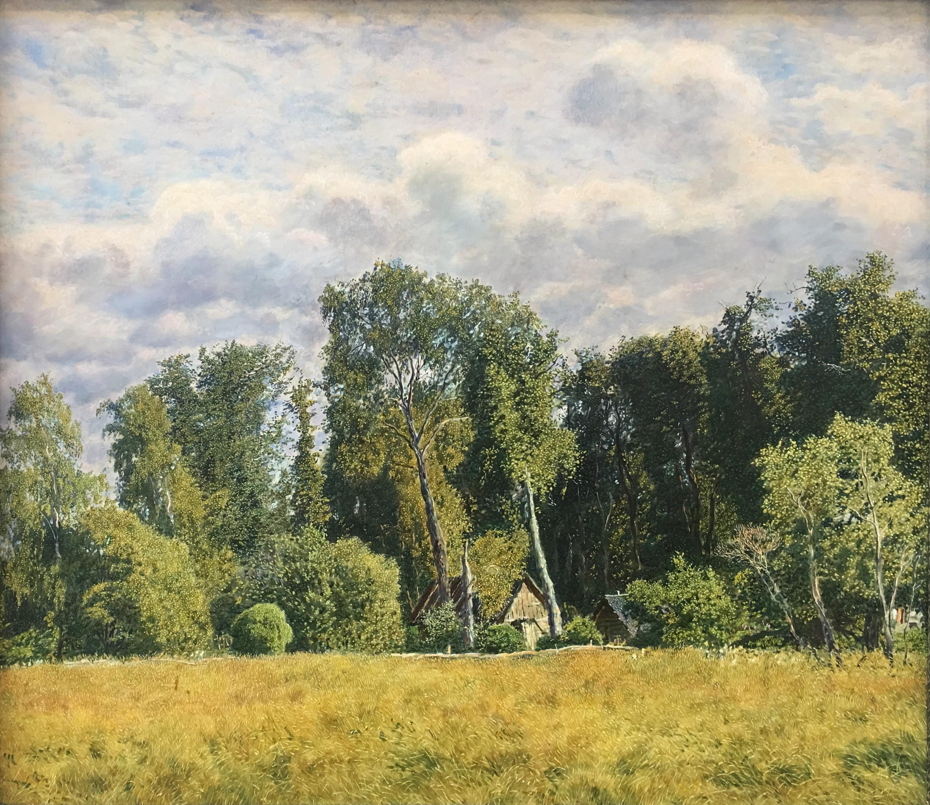 полдень. Original modern art painting