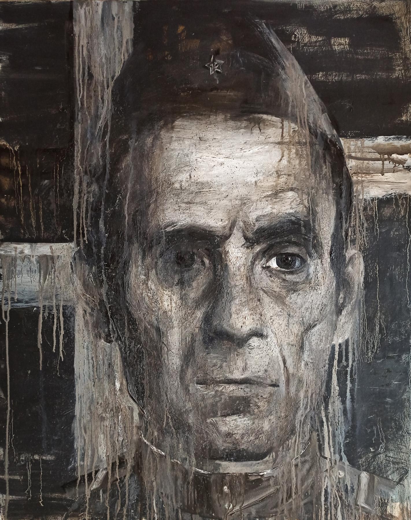 Исчезающая память. Original modern art painting