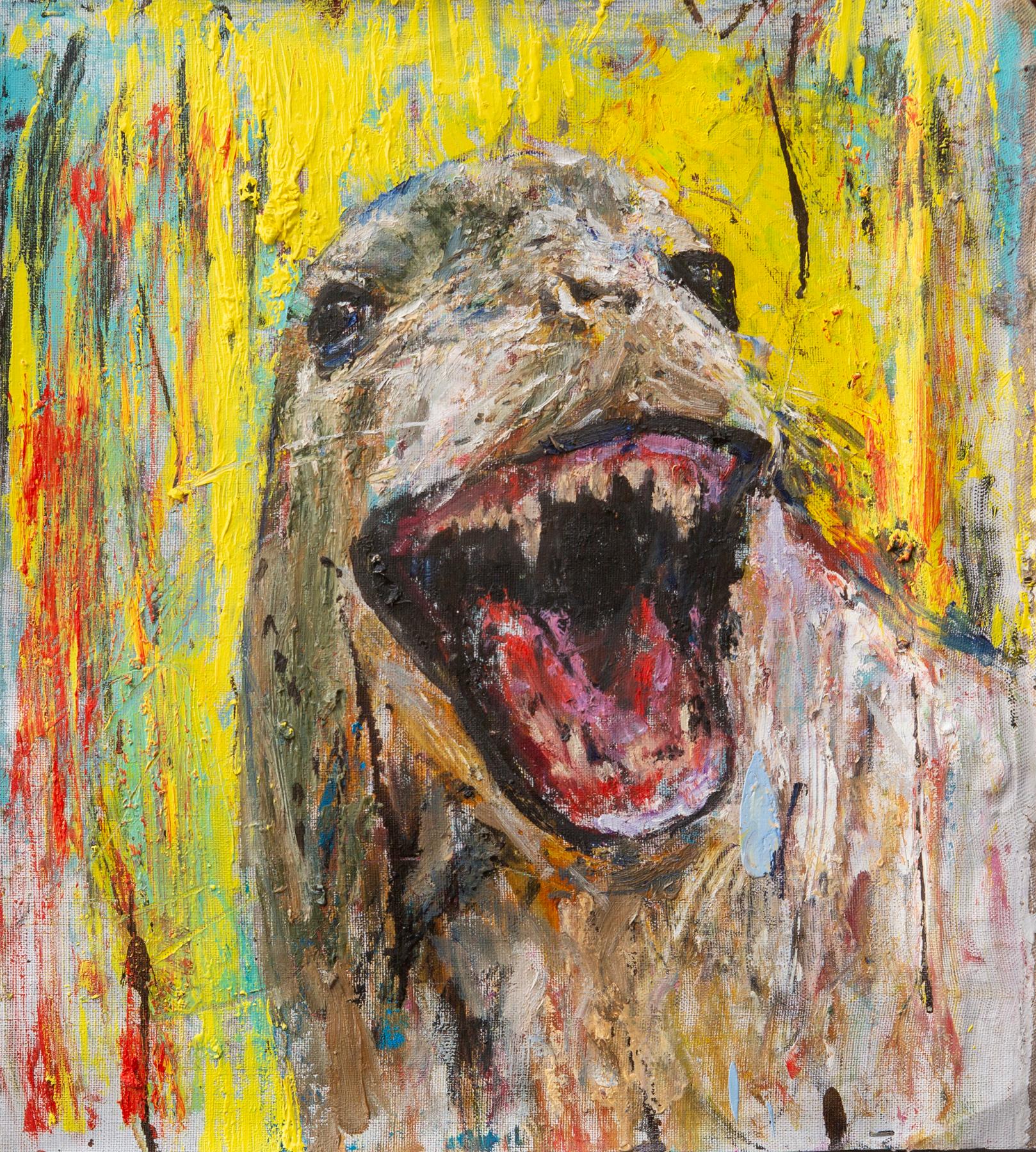 Seal 1. Original modern art painting