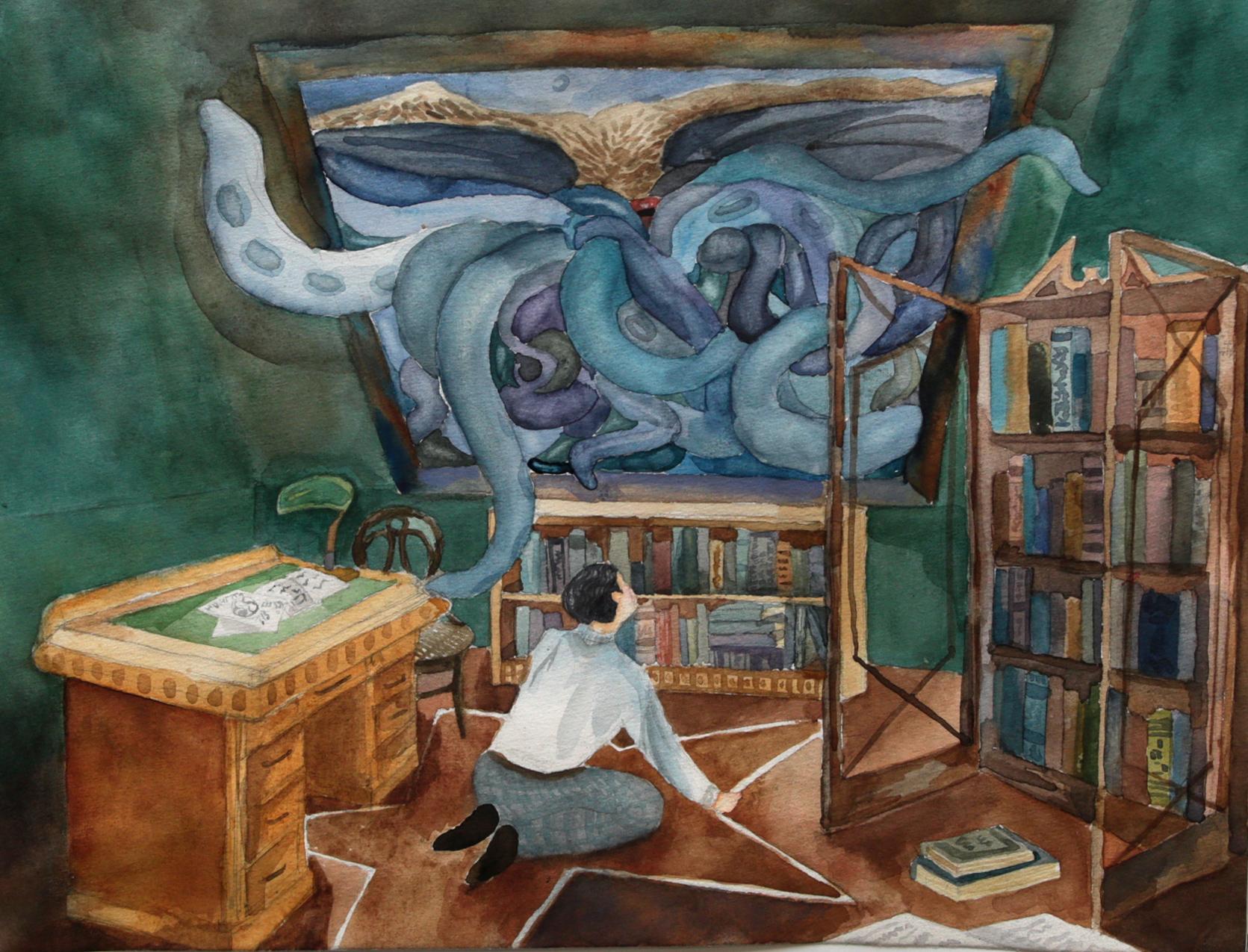 Айтказуева Д.. Original modern art painting