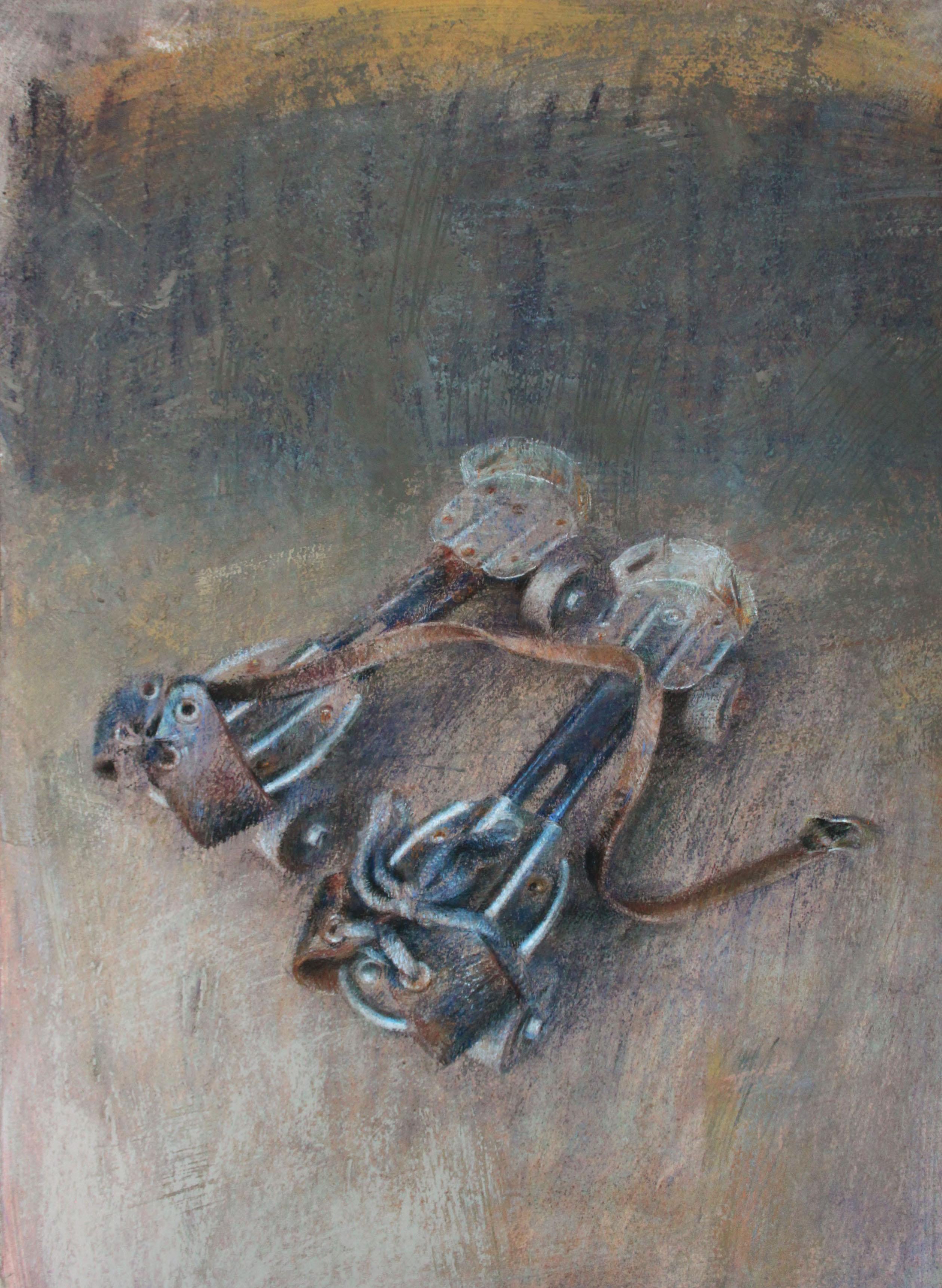 "Ролики". Original modern art painting