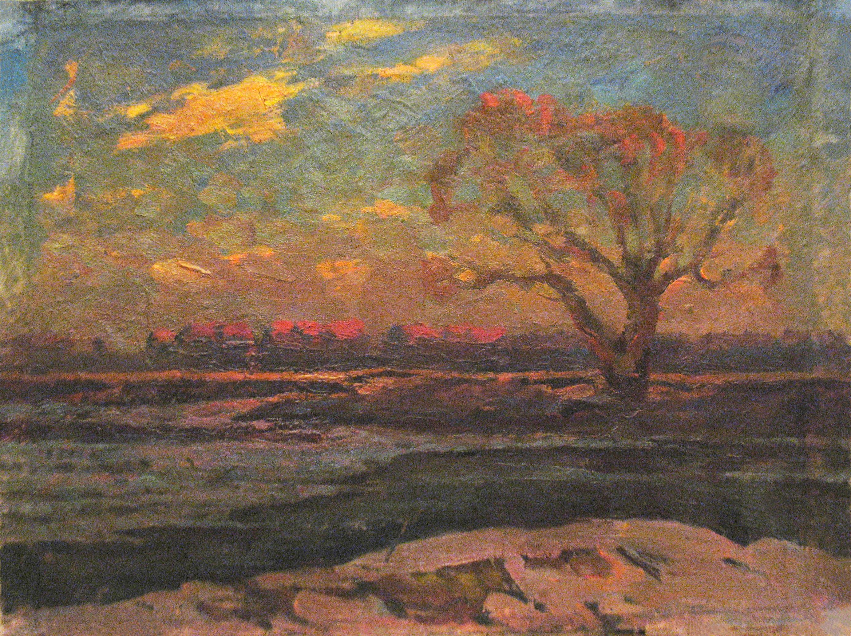 Весеннее утро. Original modern art painting