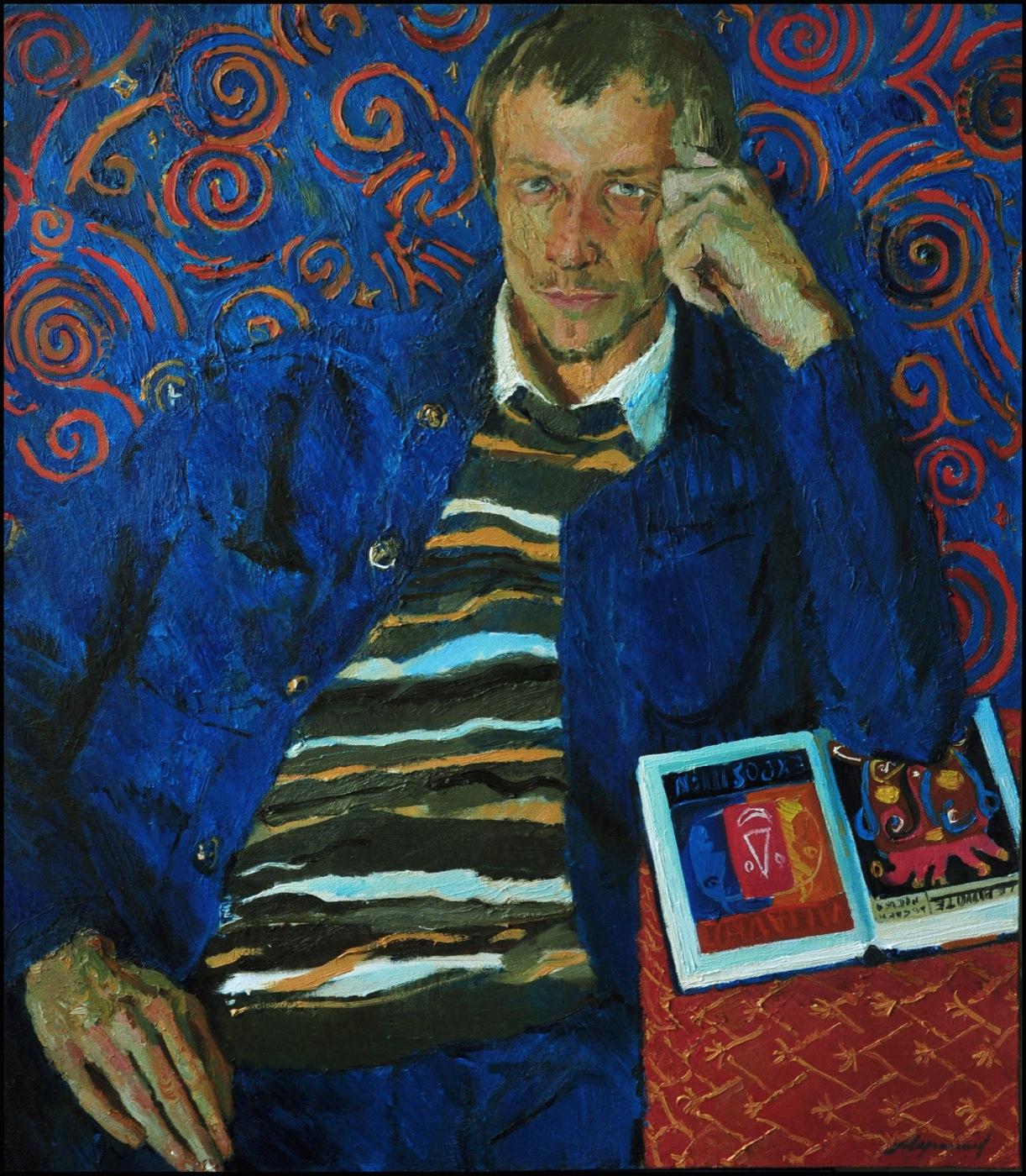 "Portrait of Andrey Vorotilov". Original modern art painting