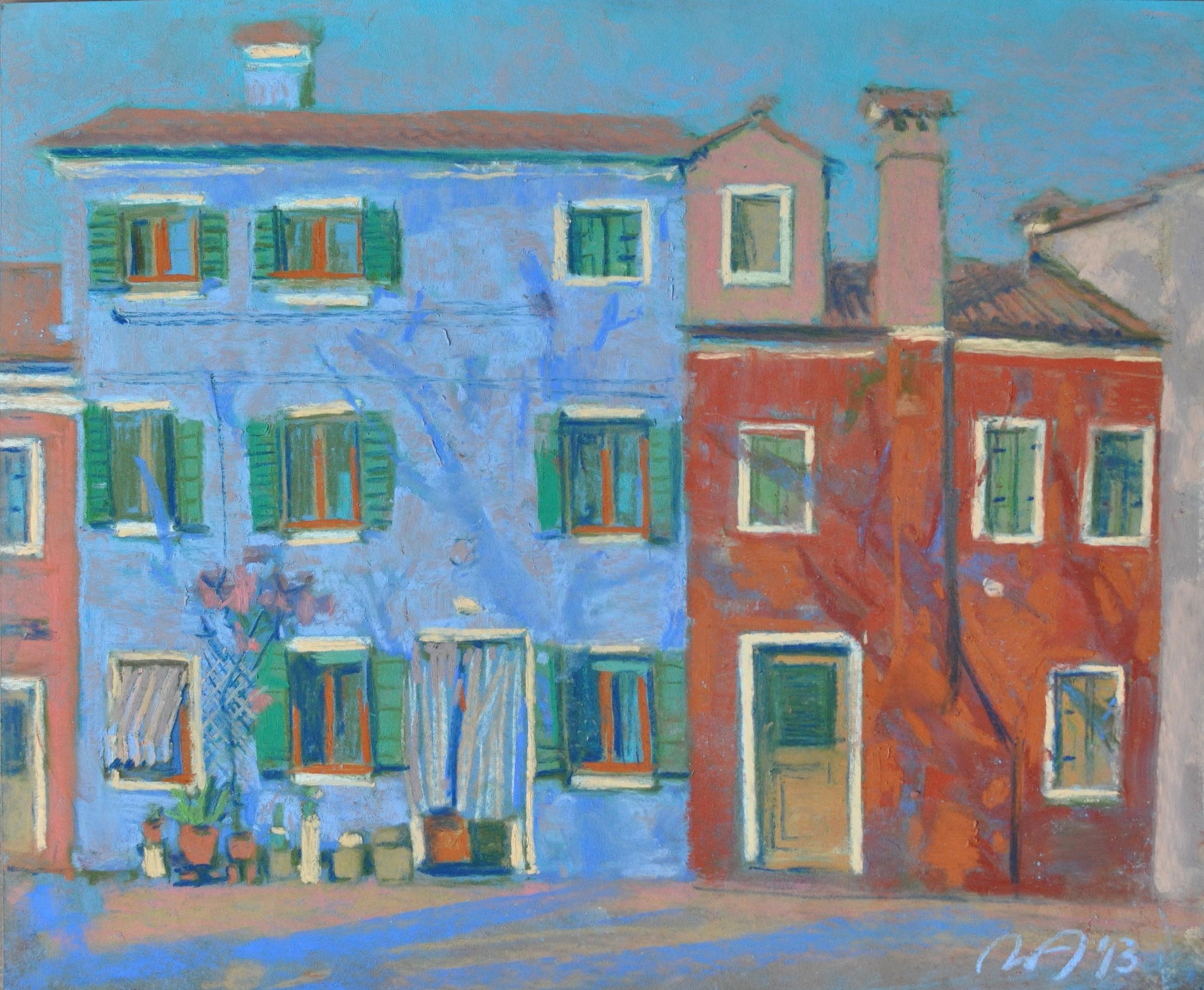 Венеция. Бурано. Original modern art painting