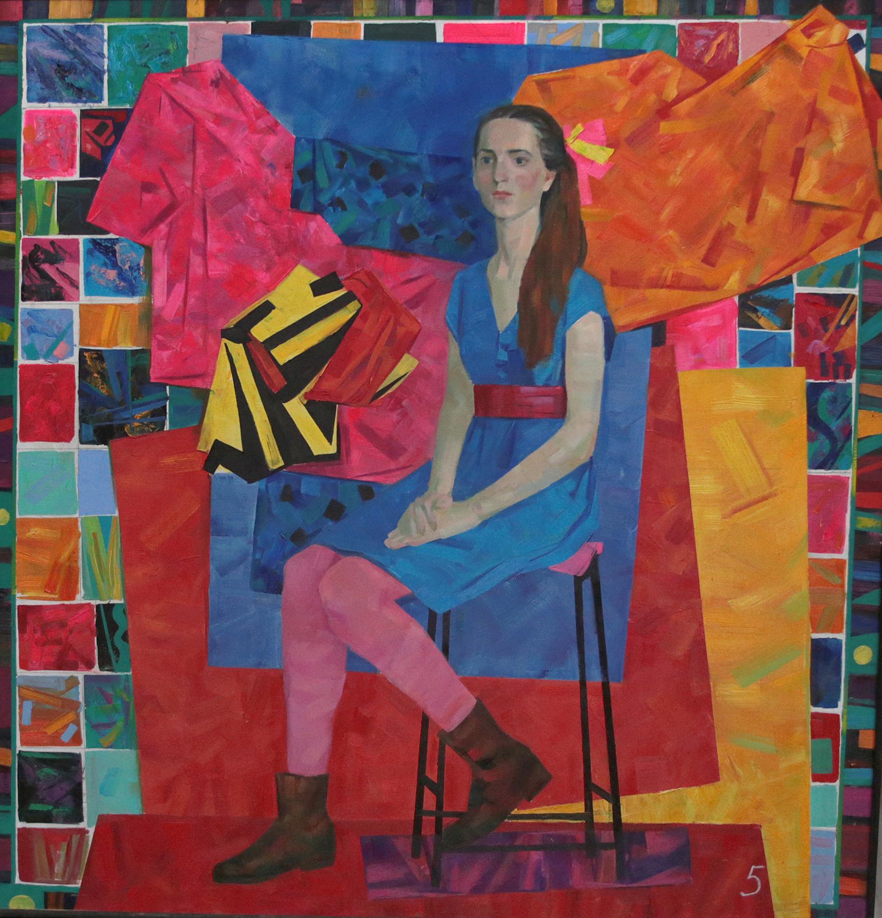 帕夫洛娃A. Original modern art painting