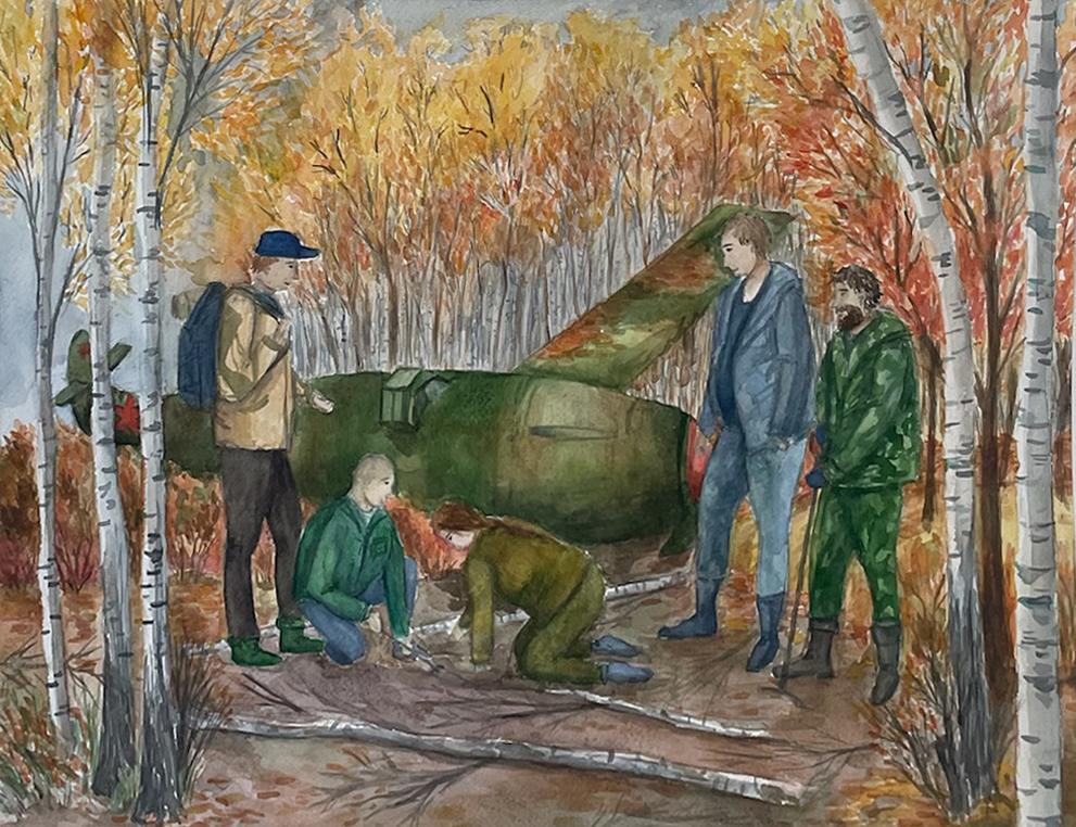 Львова А. Original modern art painting