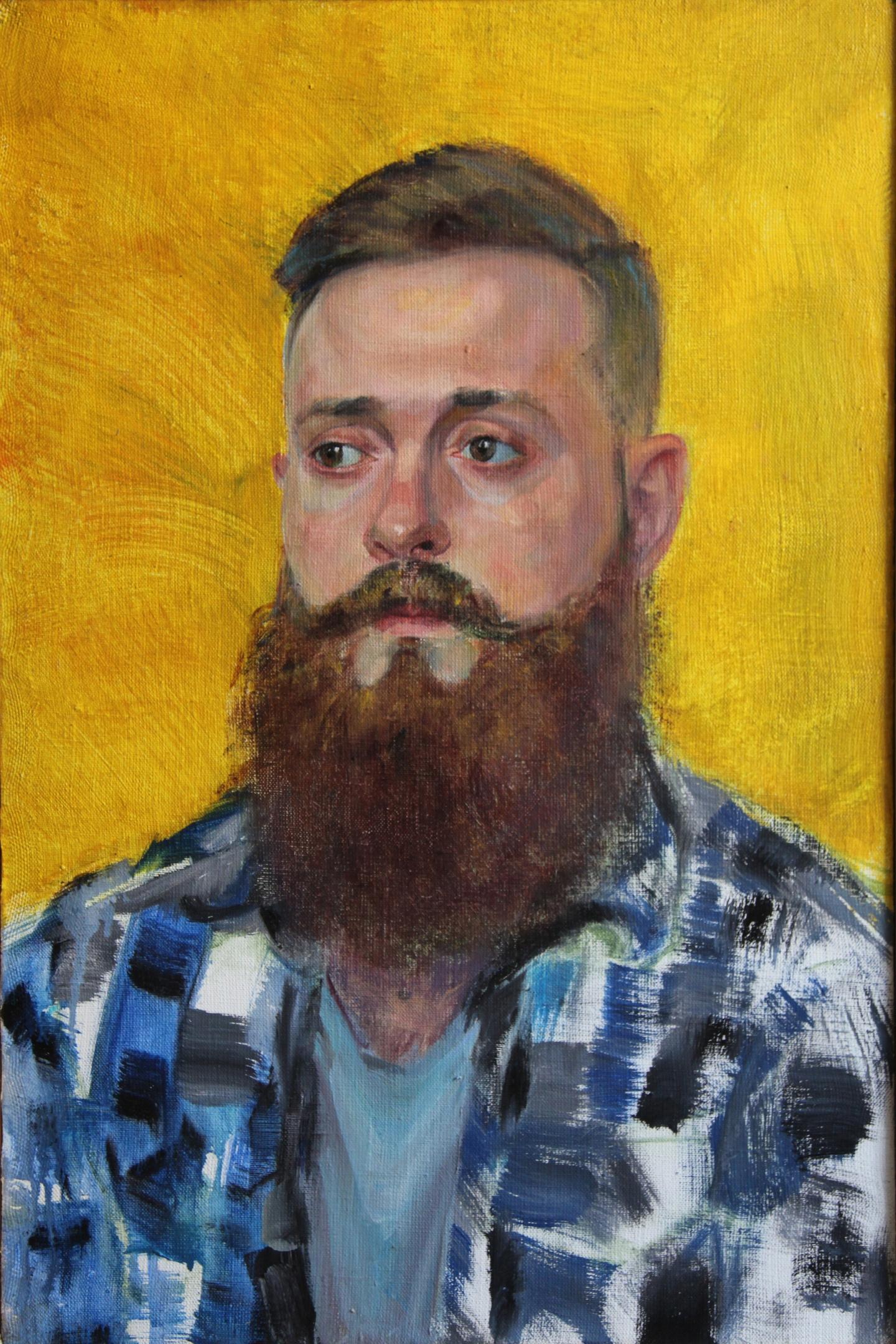 Барбер Миша. 2018.. Original modern art painting