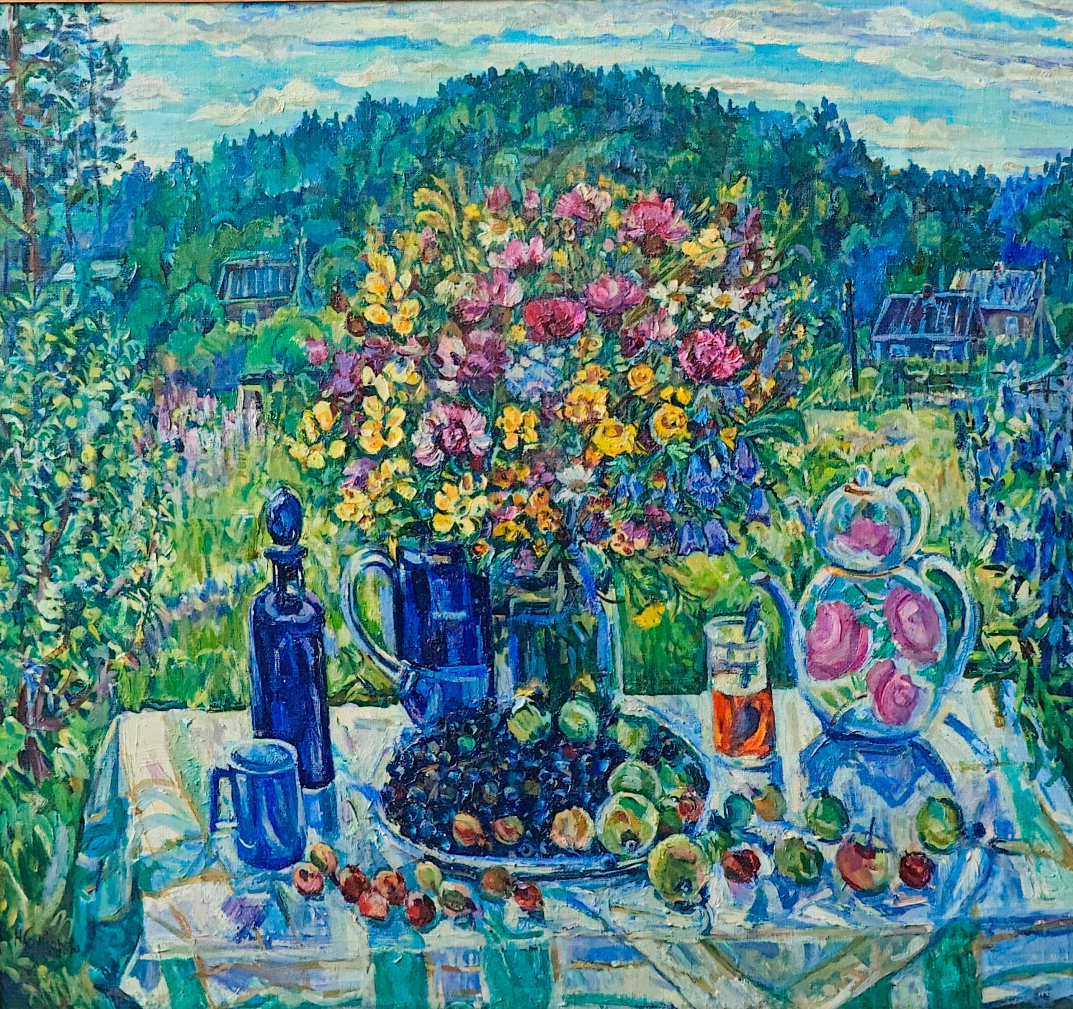 Лето в Карелии  2001 г. Original modern art painting