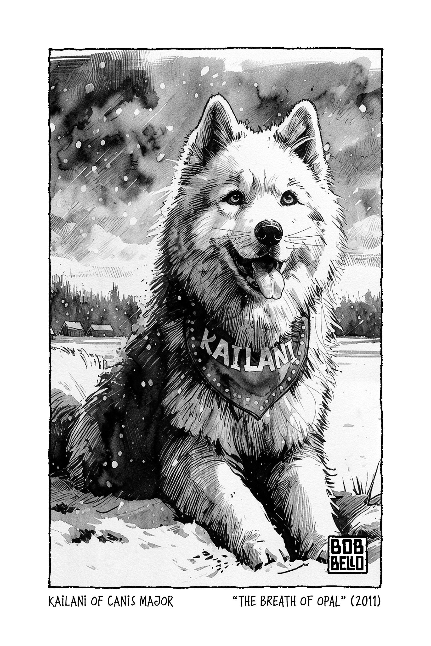 Kailani of Canis major. Original modern art painting