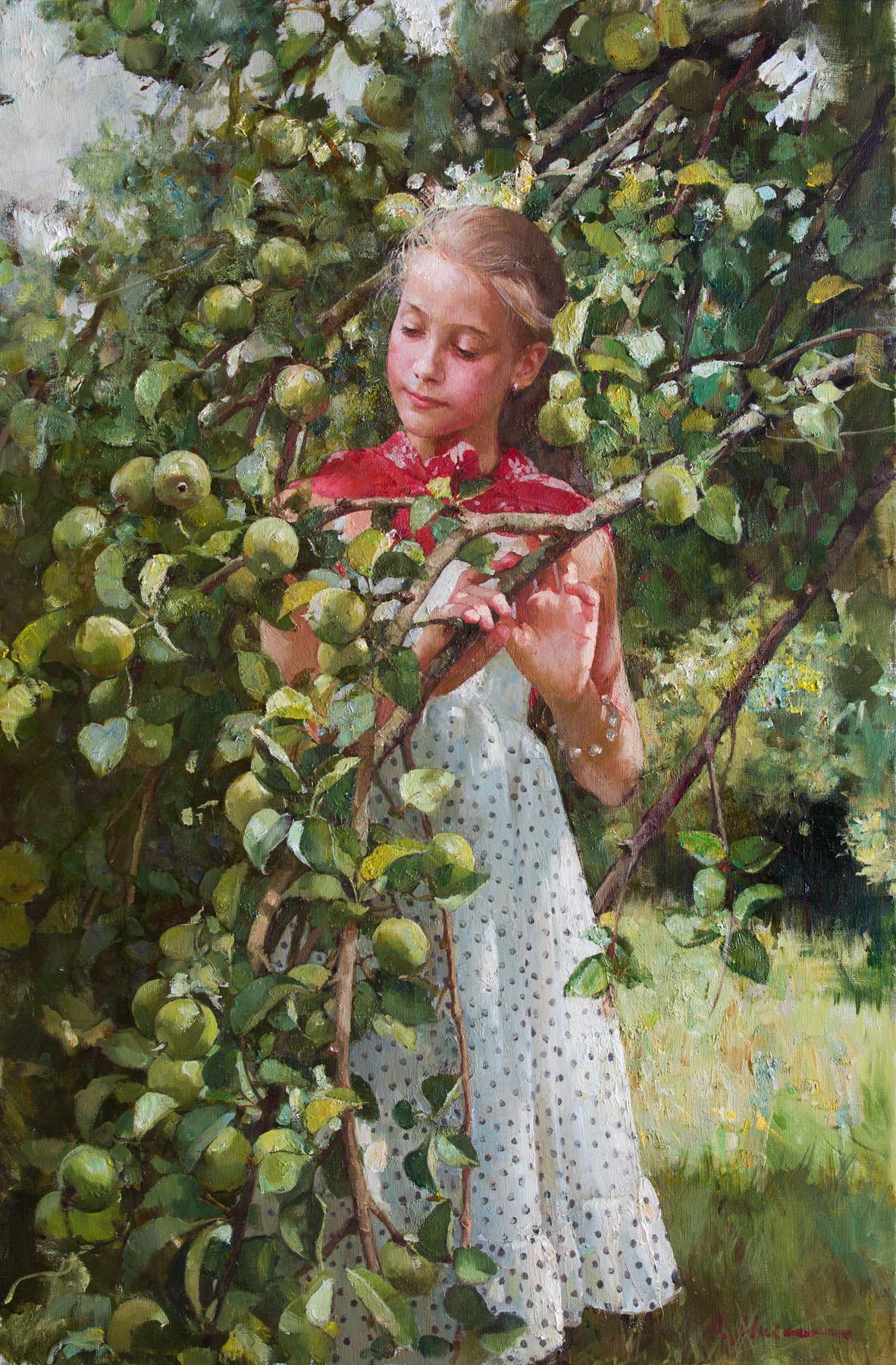 苹果树. Original modern art painting