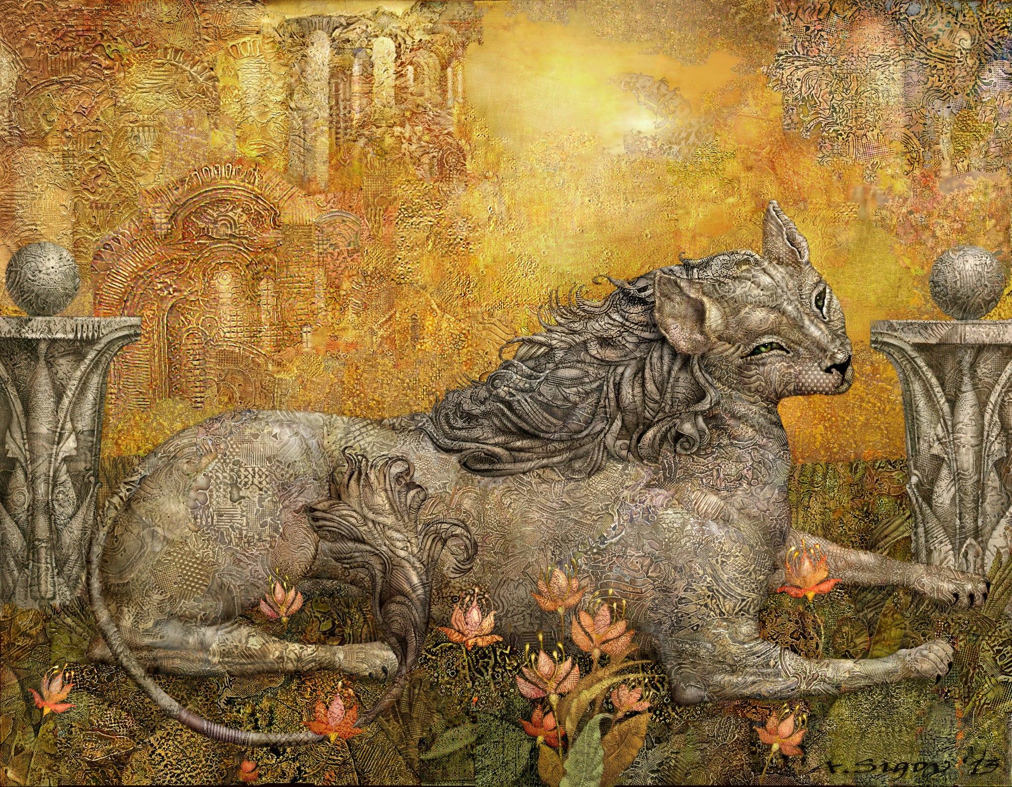 мифология. Original modern art painting