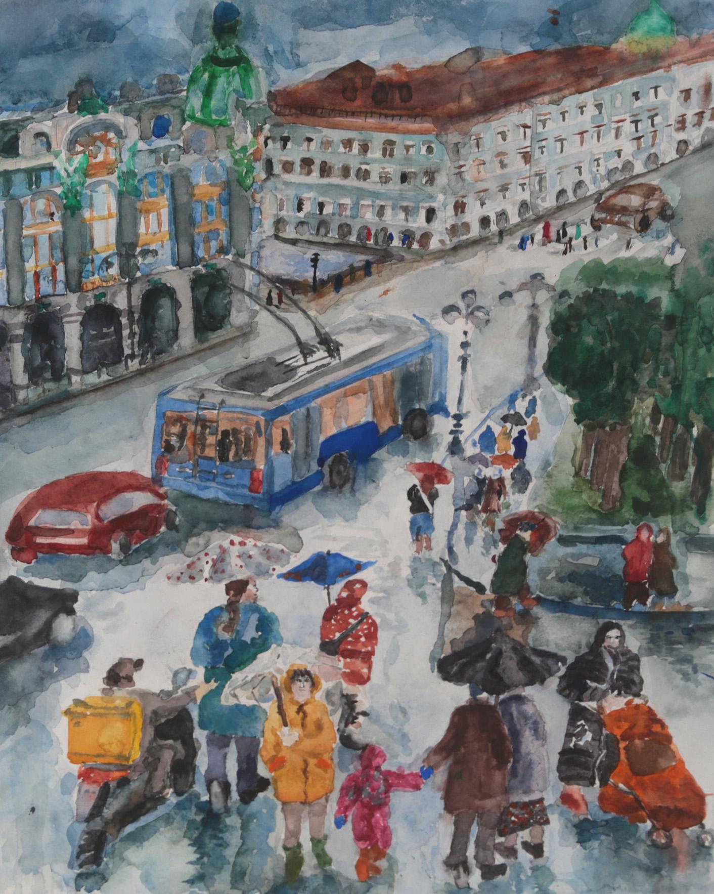 Bogdanovskaya S. Original modern art painting