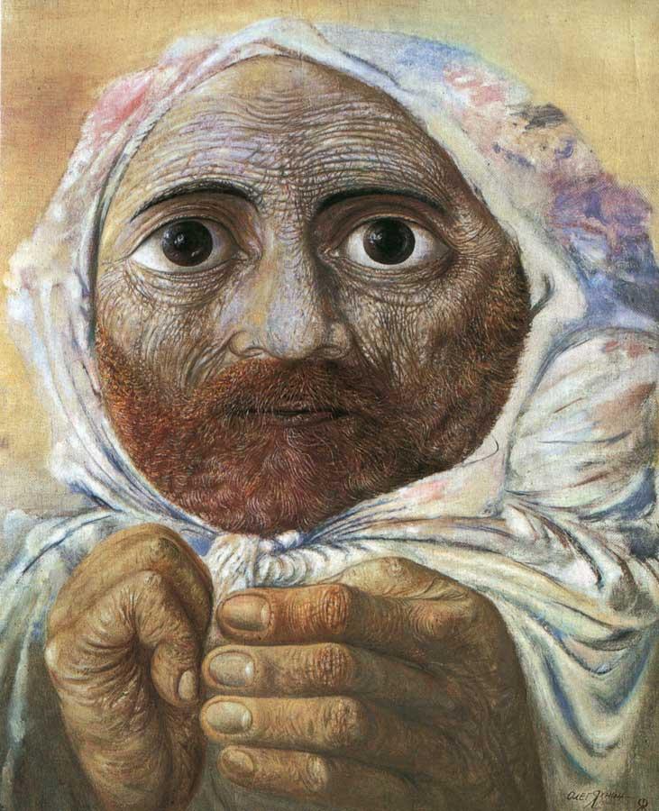 страх. Original modern art painting