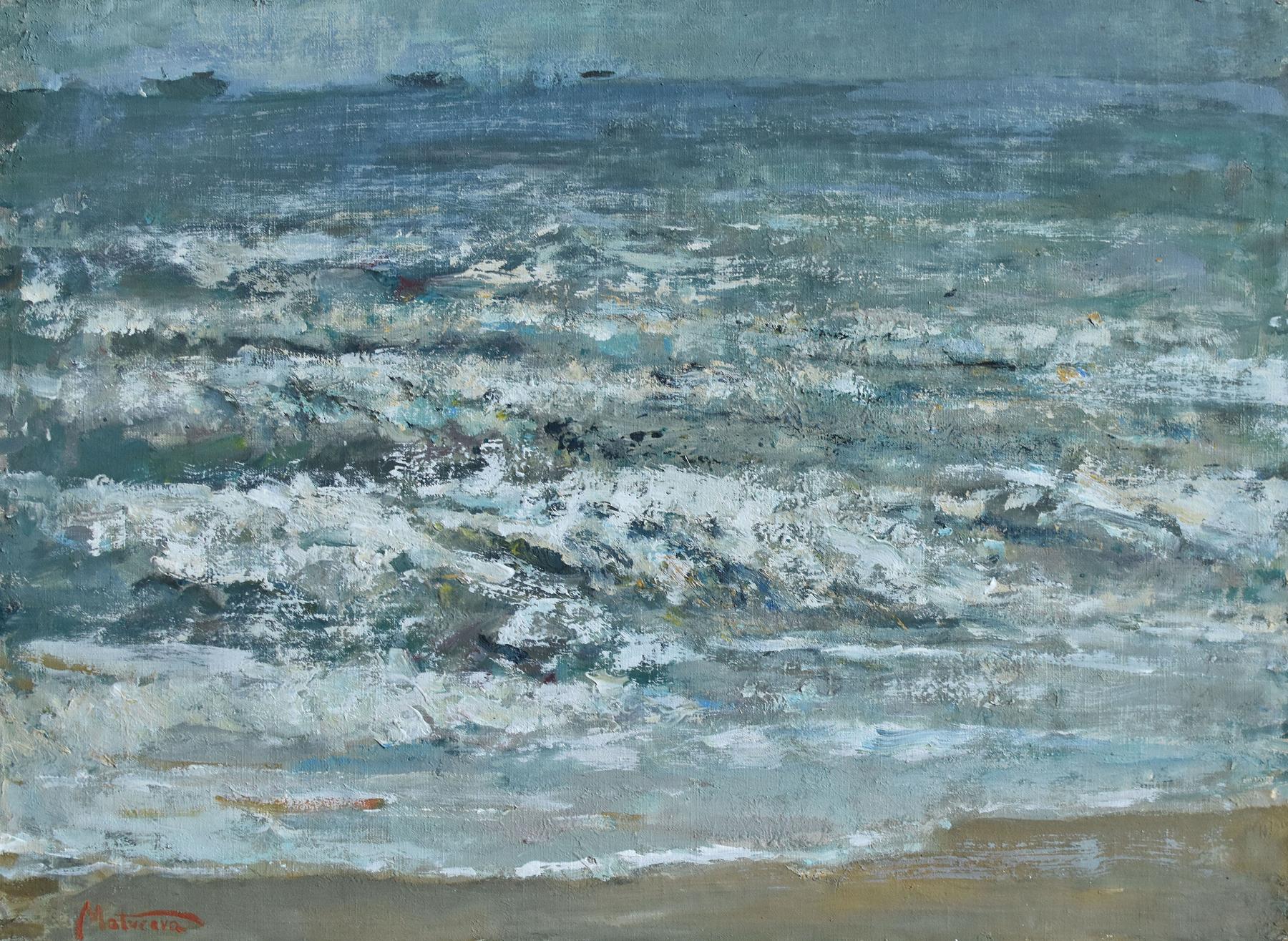 暴风雨. Original modern art painting