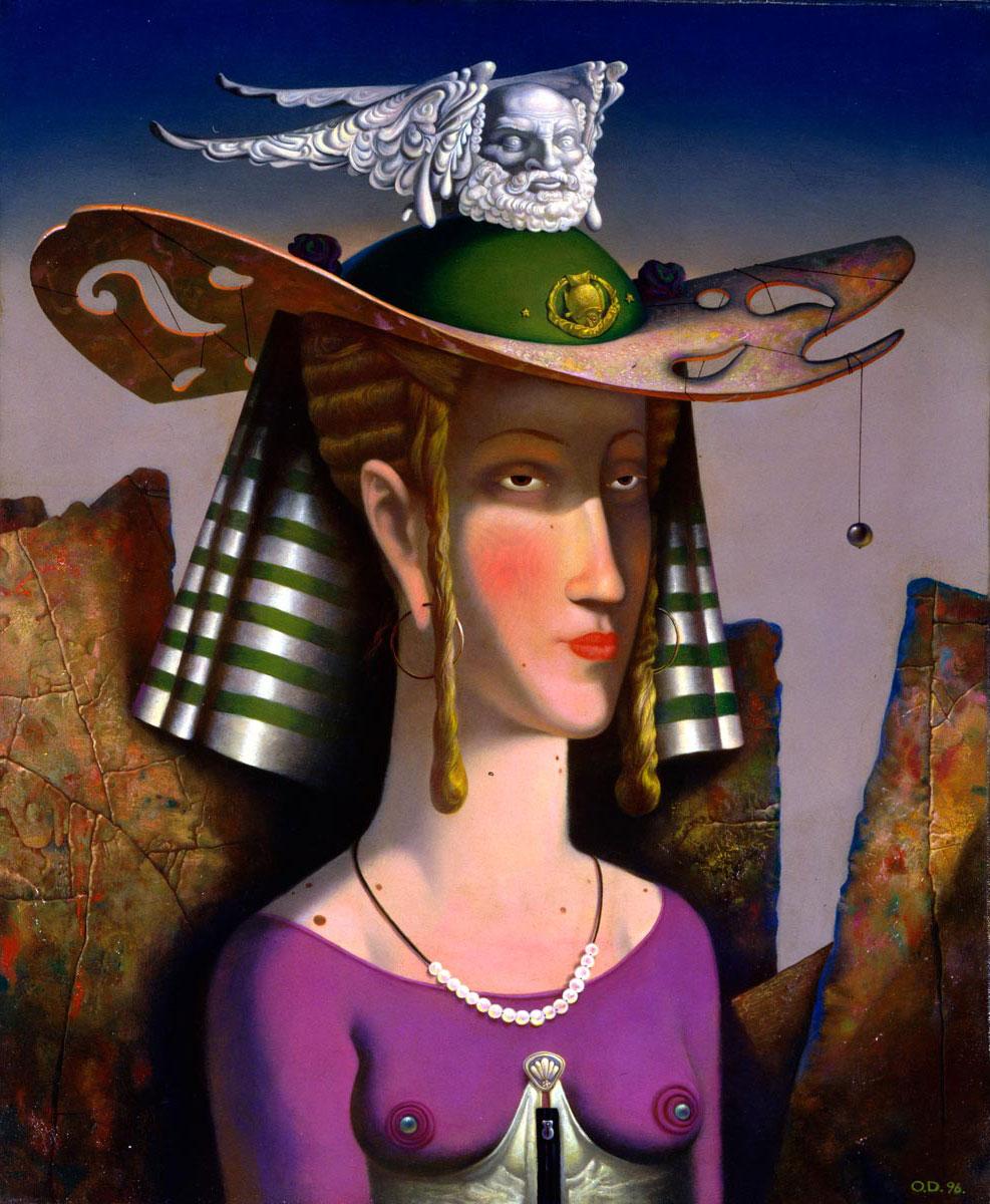 女人的肖像. Original modern art painting
